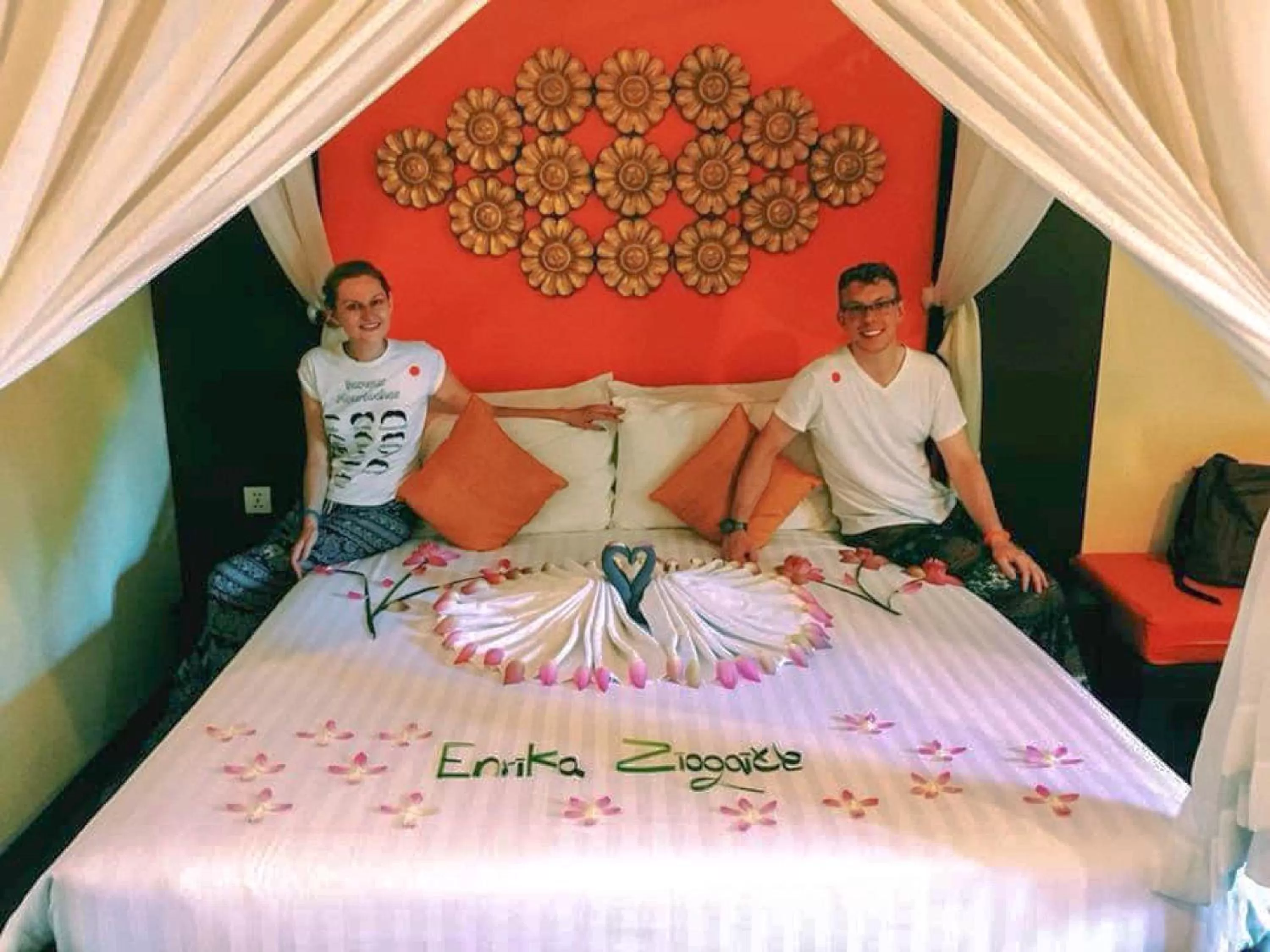 Photo of the whole room, Bed in Residence Indochine D'angkor