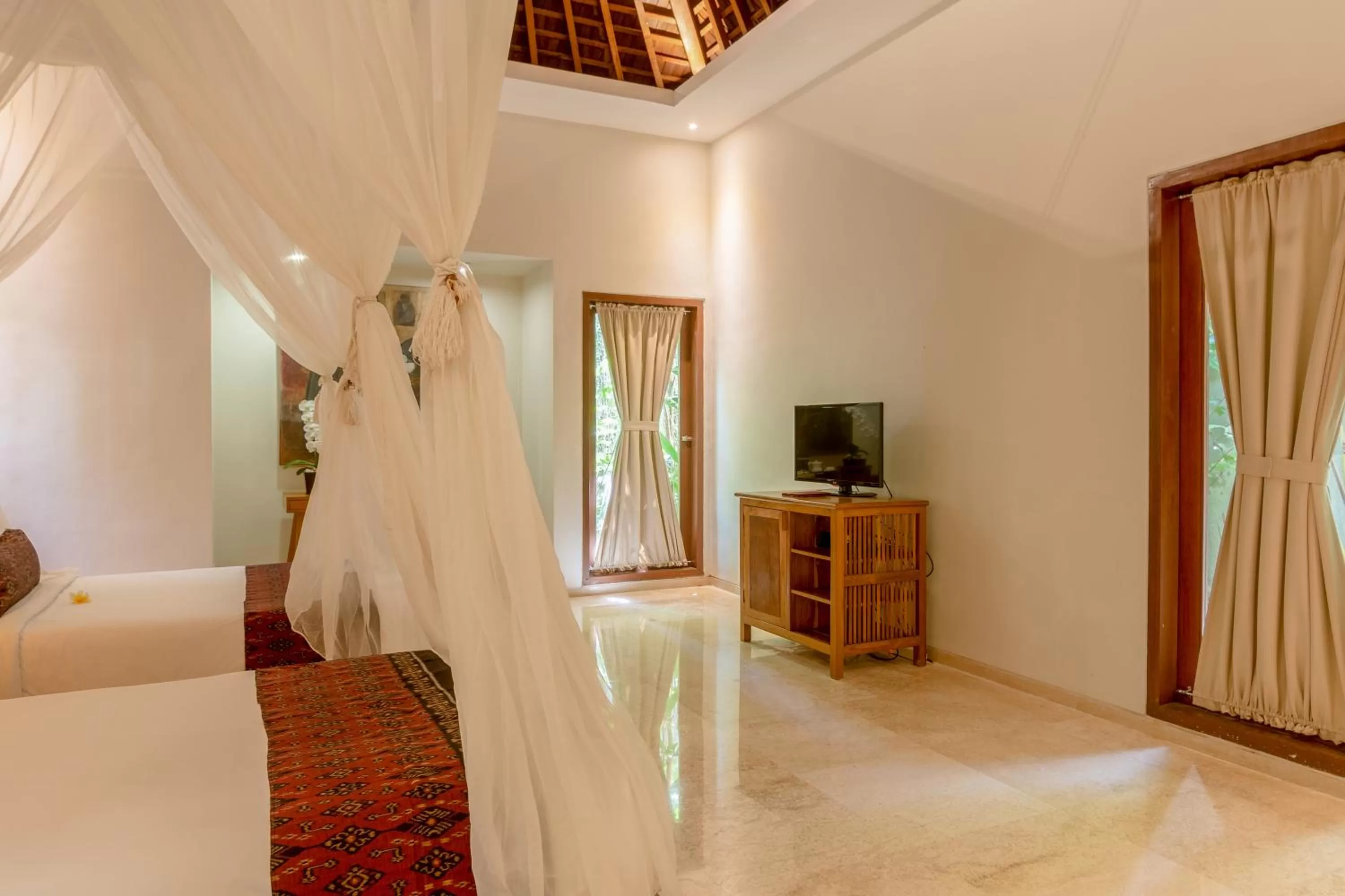 Bed in Puri Sebali Resort