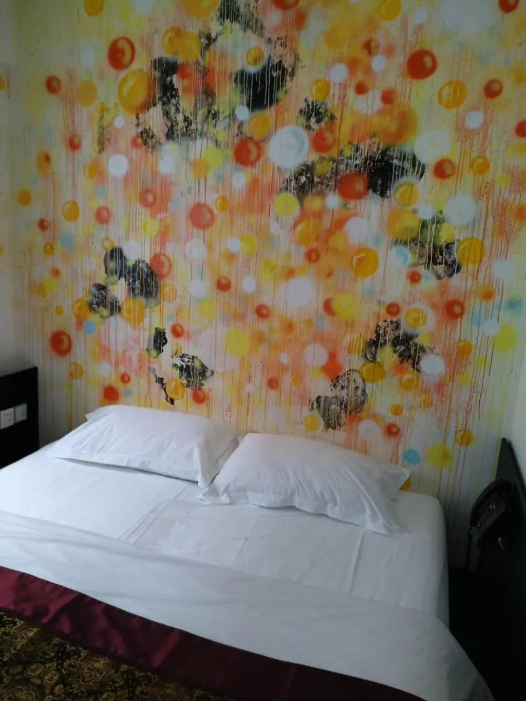 Decorative detail, Bed in Hi Hotel