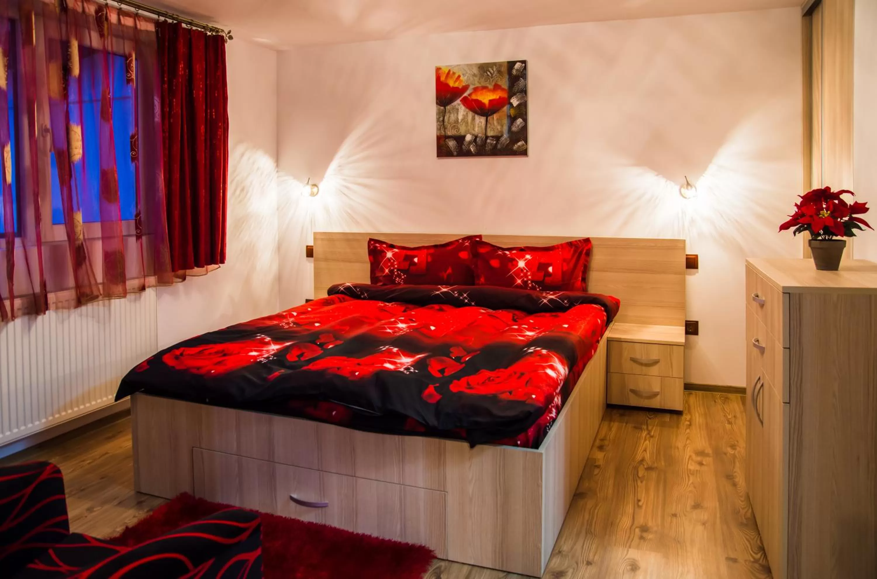 Property building, Bed in Pensiunea SilvAnka