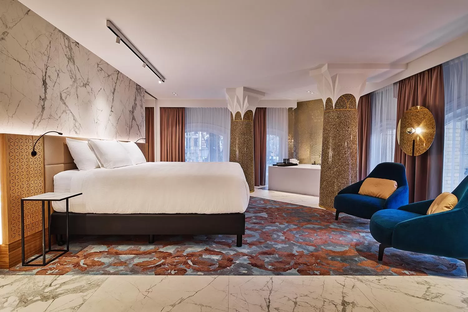 Bedroom, Bed in Clayton Hotel Amsterdam American