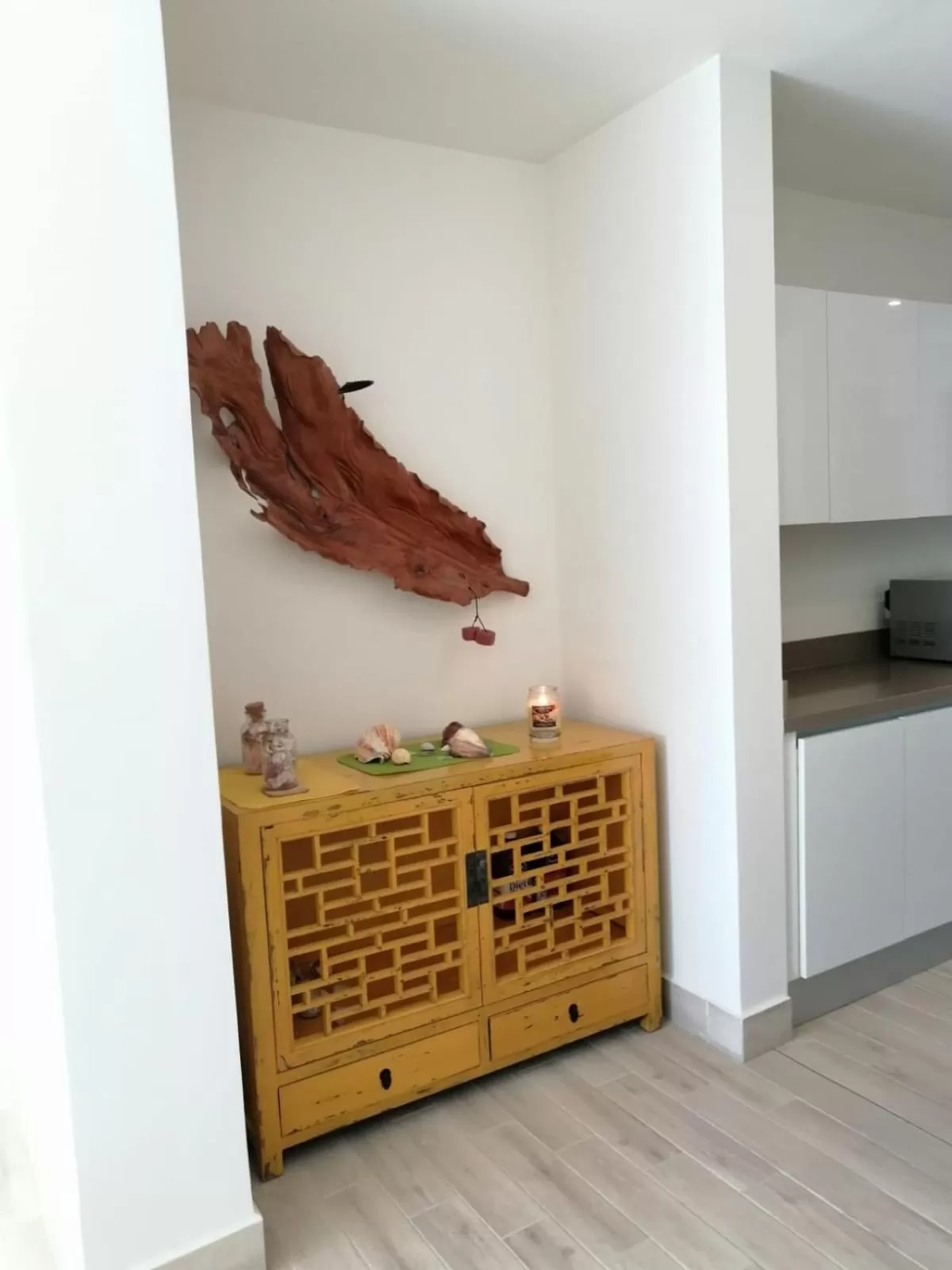 Communal lounge/ TV room, Kitchen/Kitchenette in Playa Caracol Residences