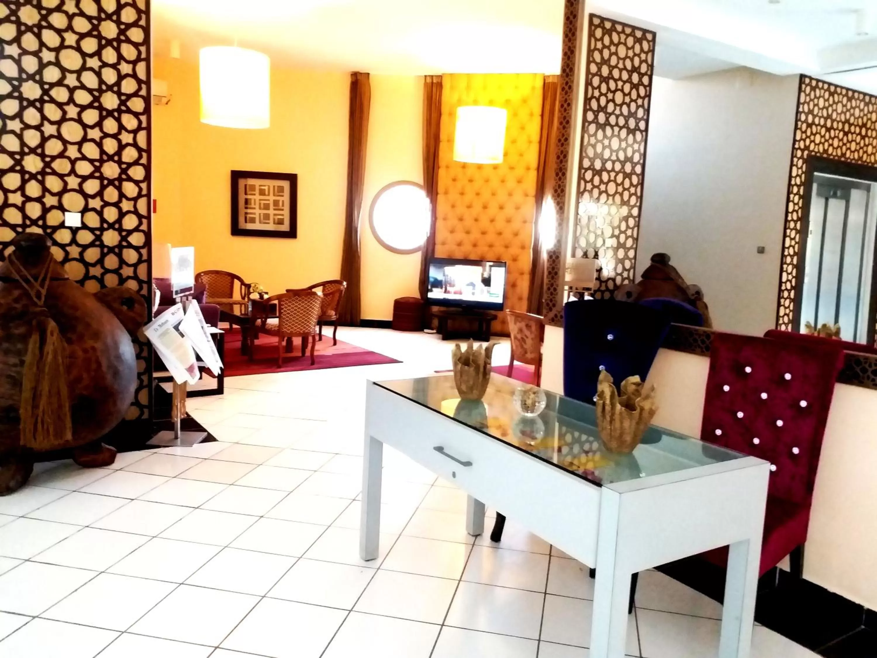 Living room in Les Acacias Hotel Djibouti