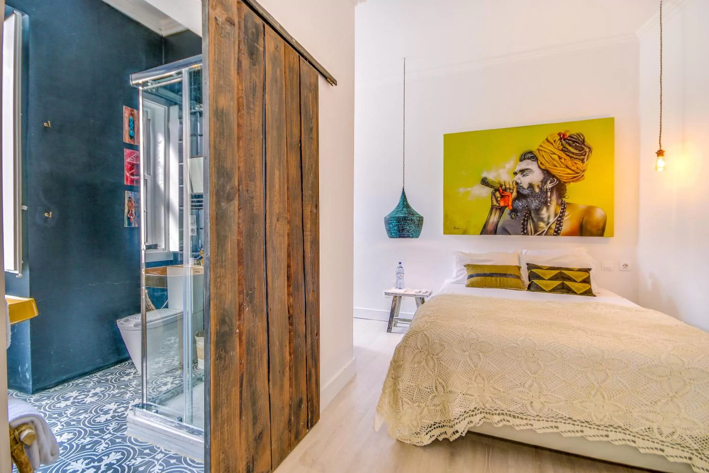 Bathroom, Bed in Garam Lisboa