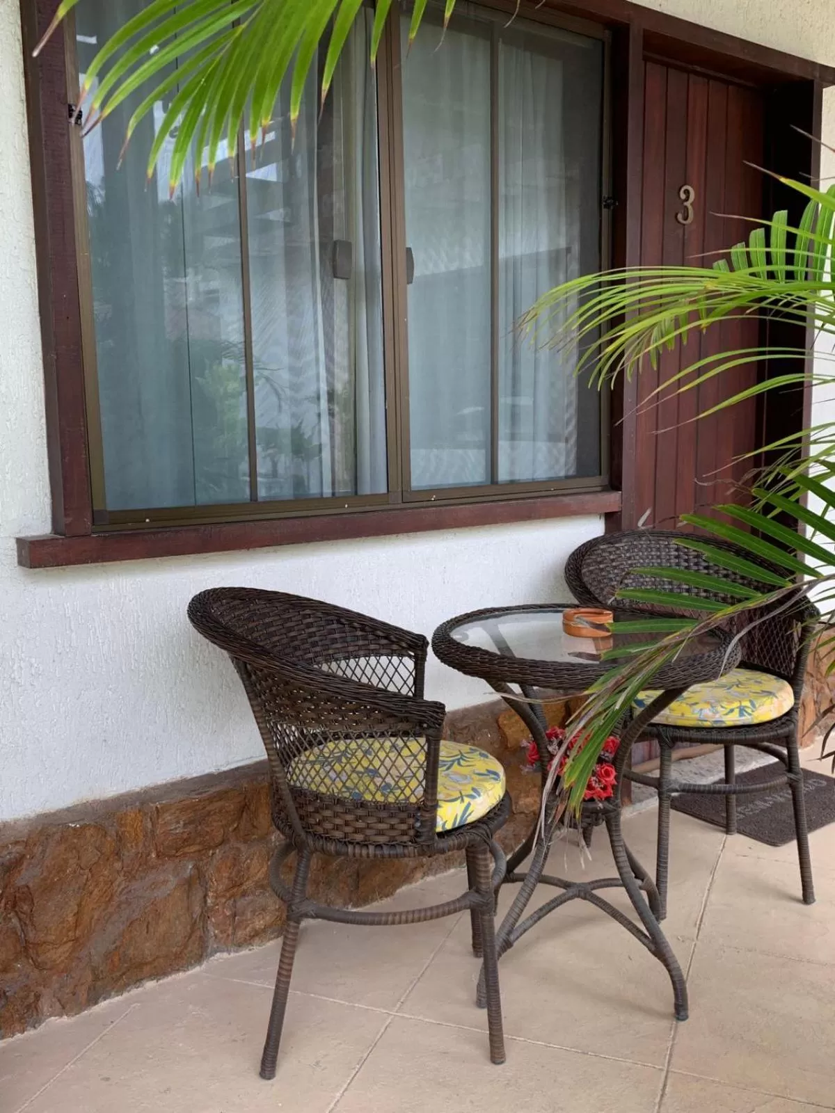 Patio in Pousada Fazendinha Unamar