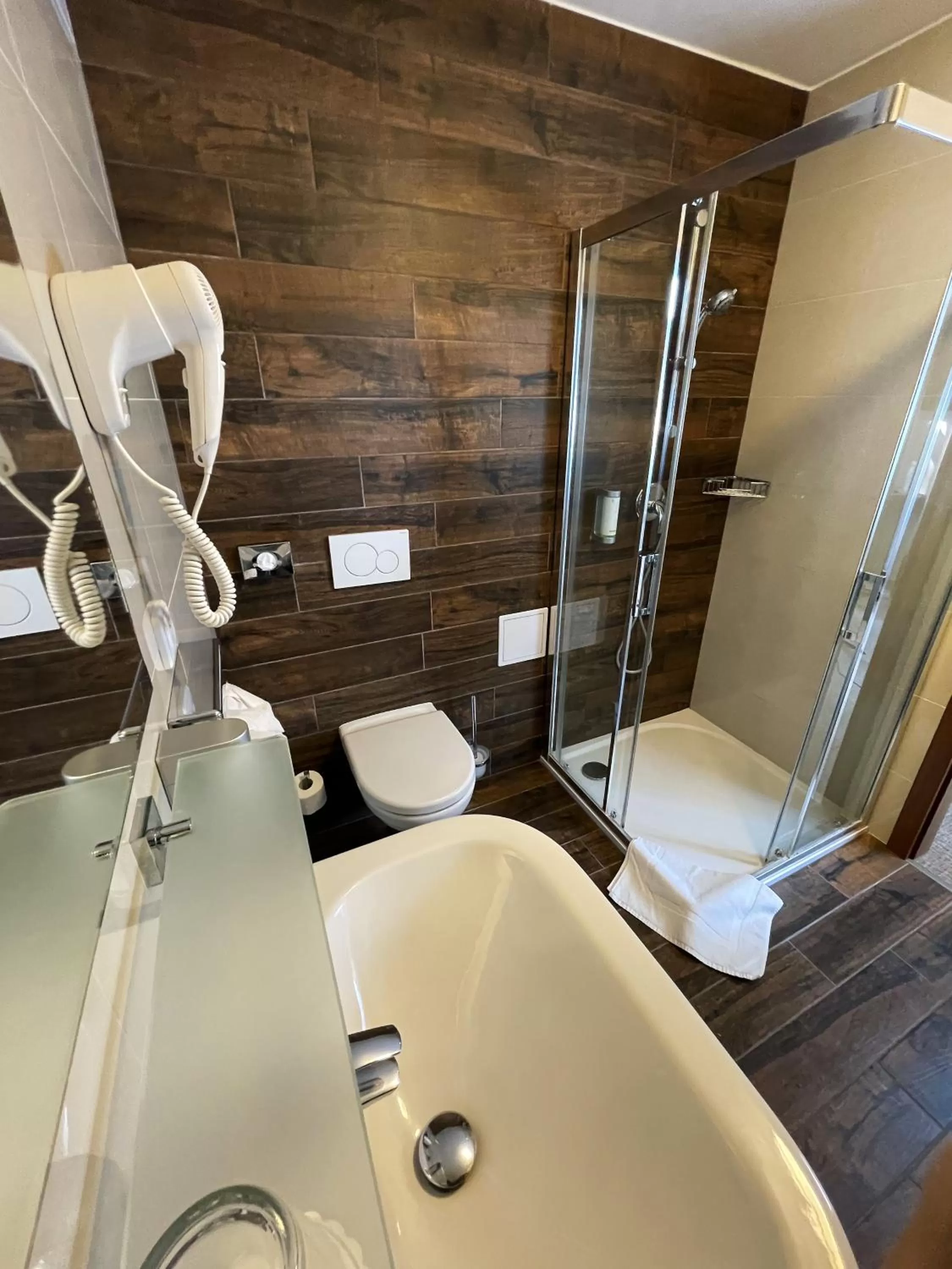 Bathroom in Hotel U Kvapilů