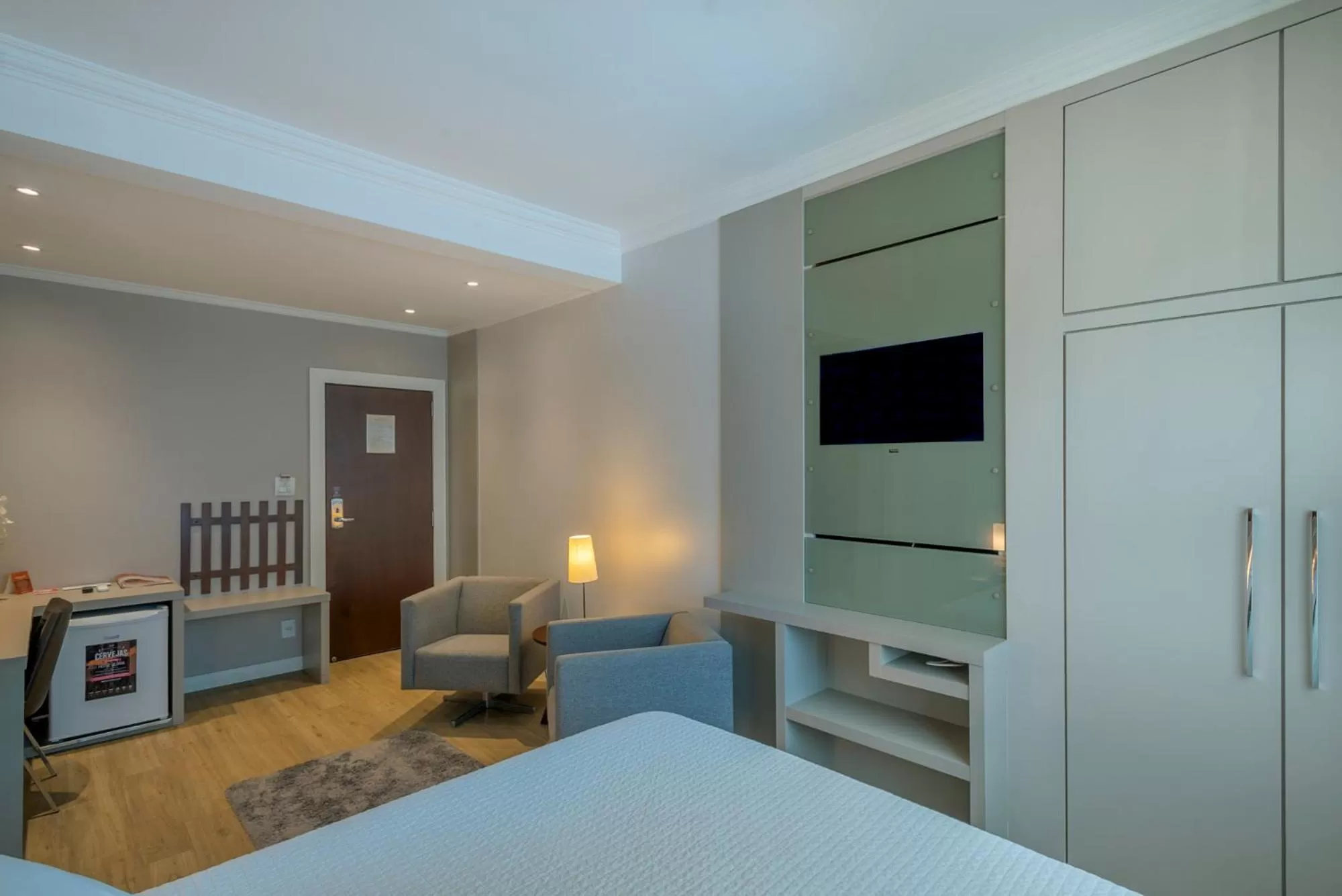 Bed in Hotel Glória Blumenau