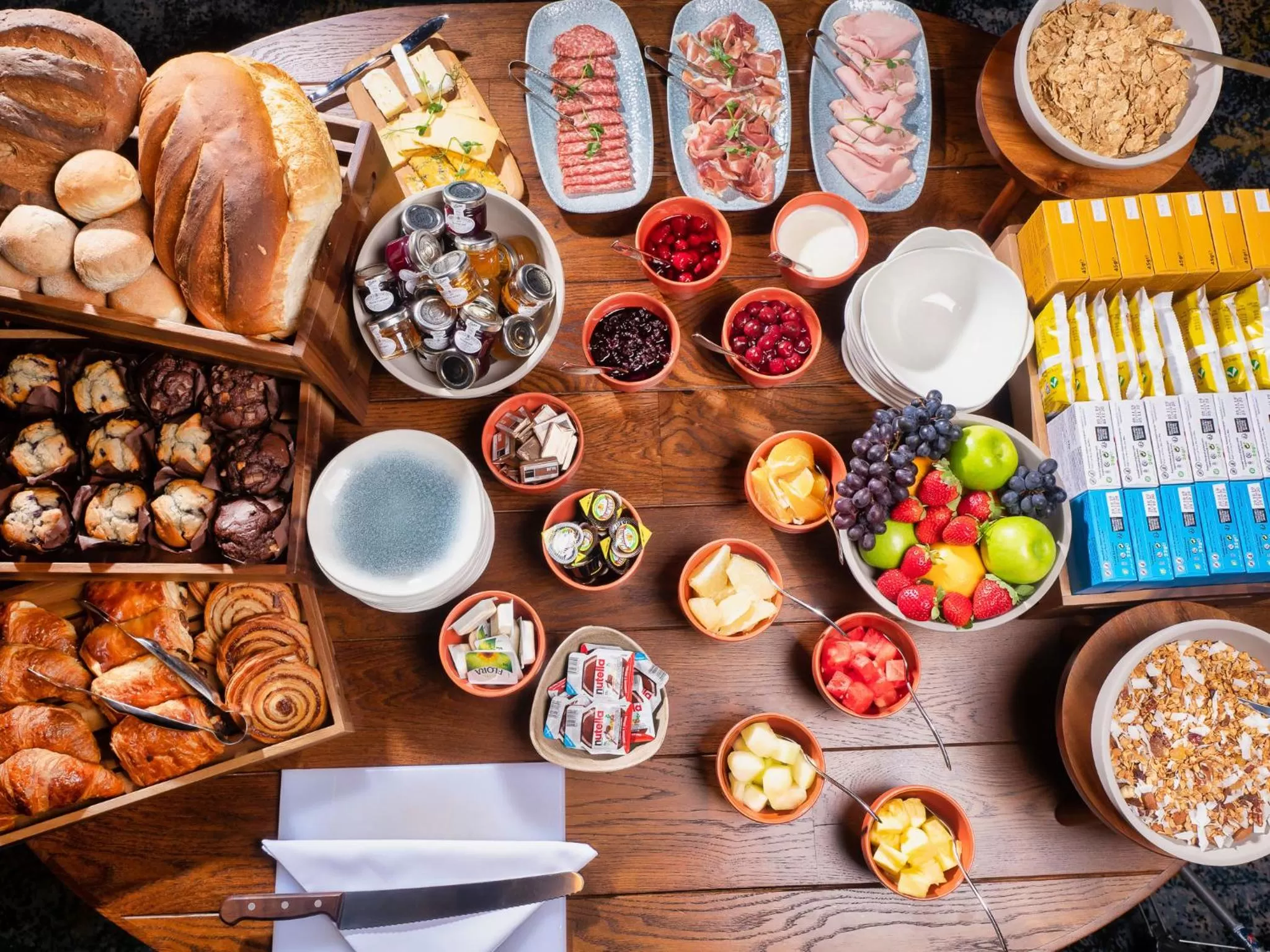 Breakfast in The Feathers Hotel