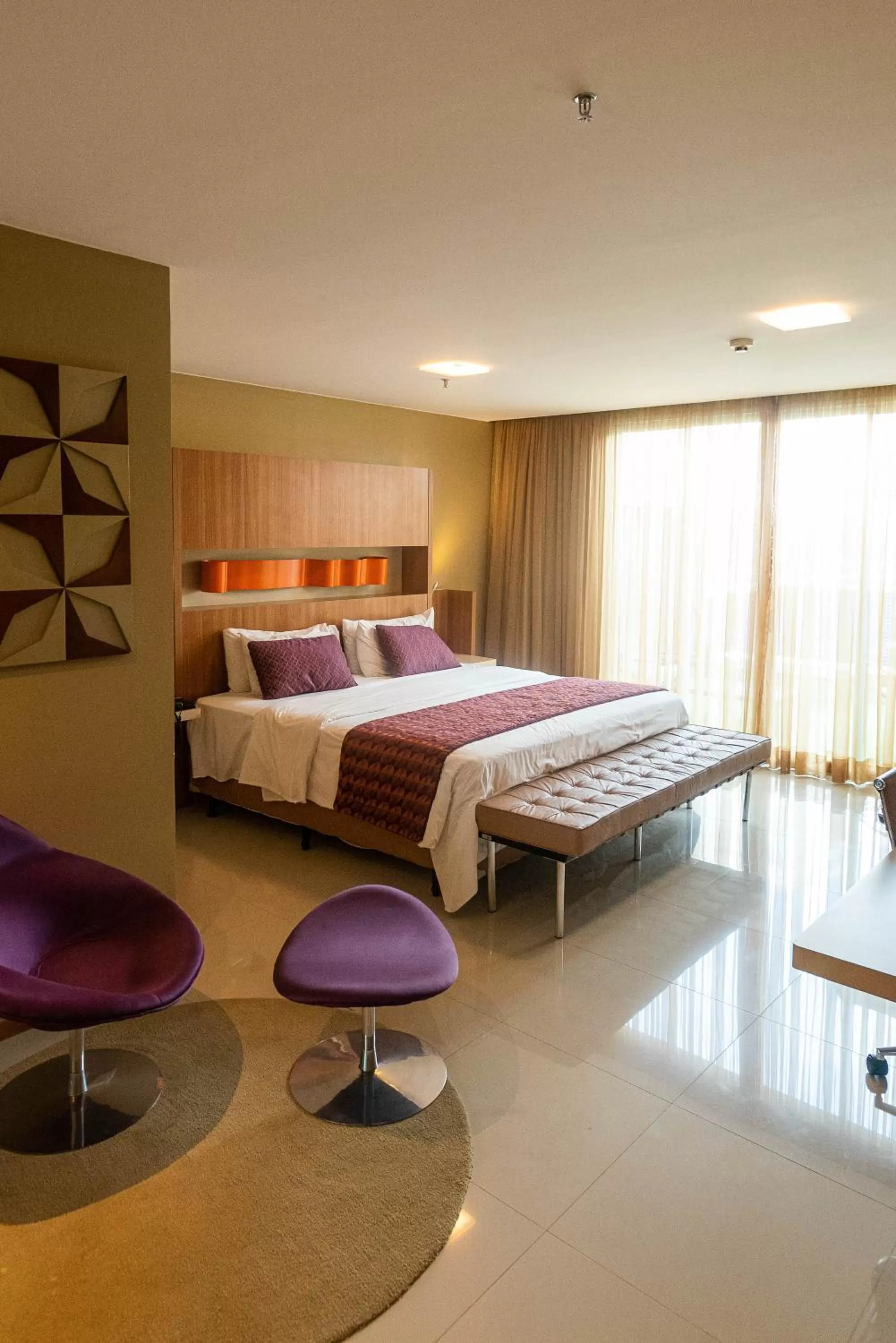 Bed in Jade Hotel Brasília