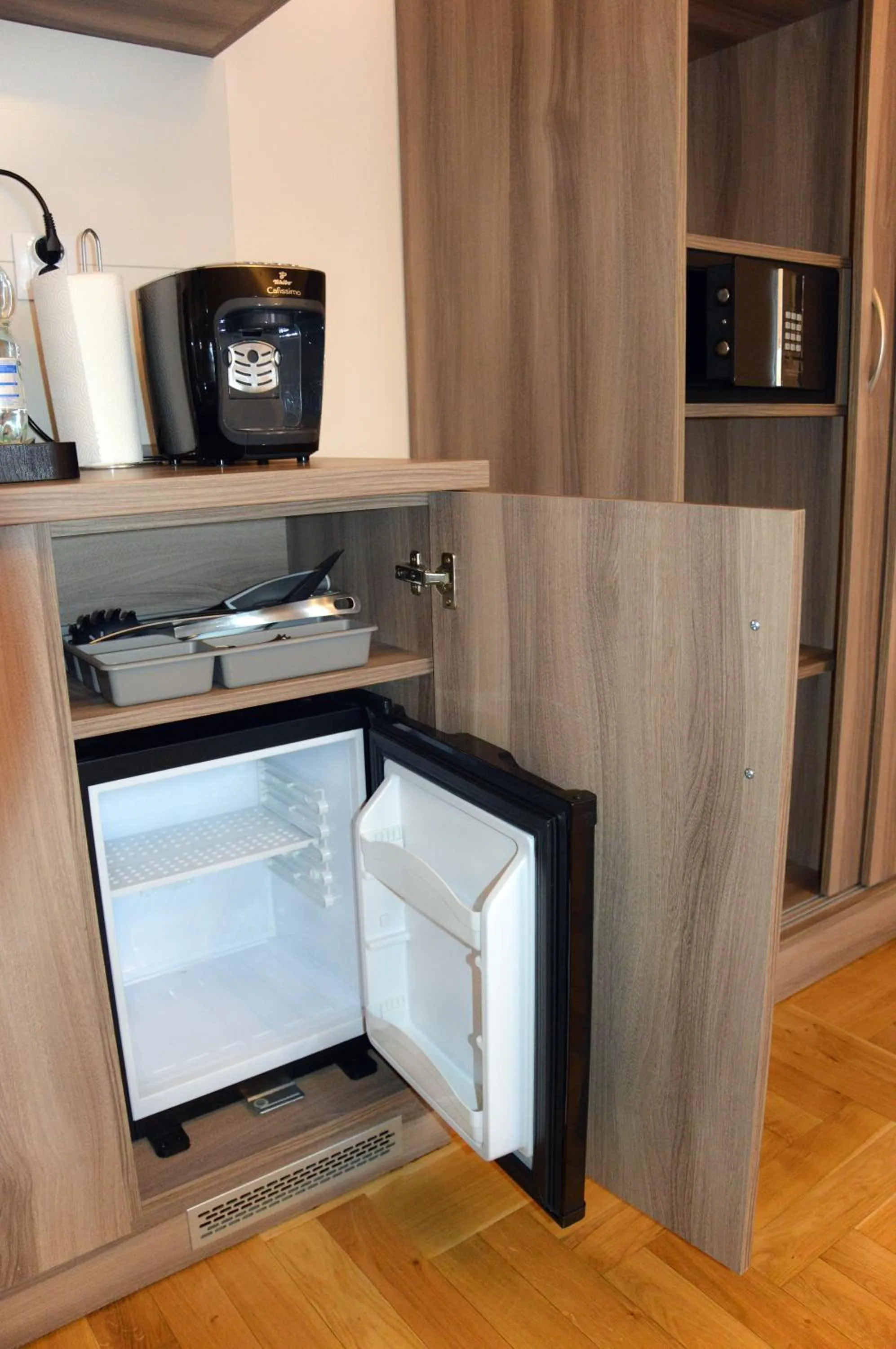 Coffee/tea facilities in Kosmopolita Apartments