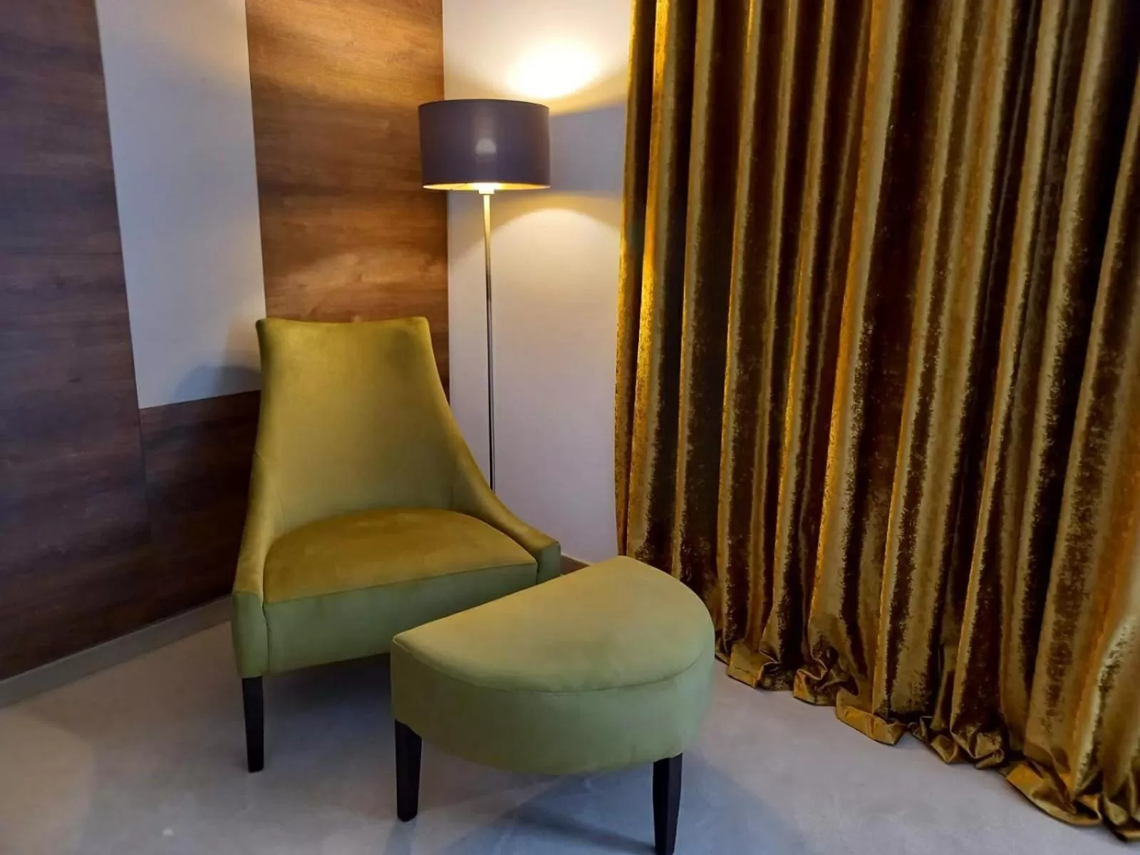 Seating area in Hotel Meduza