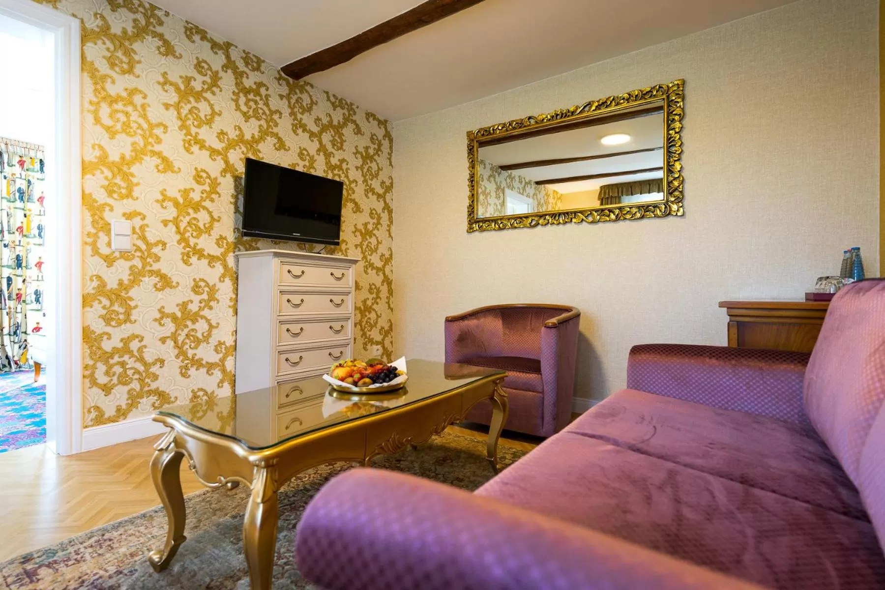 Living room in Boutiquehotel Schloßpalais