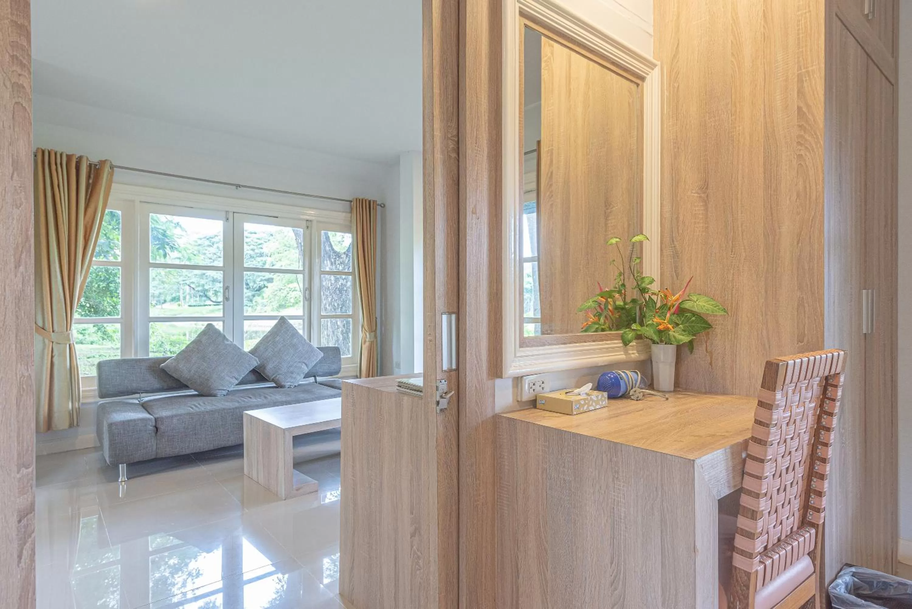 Seating area in The Legacy River Kwai Resort