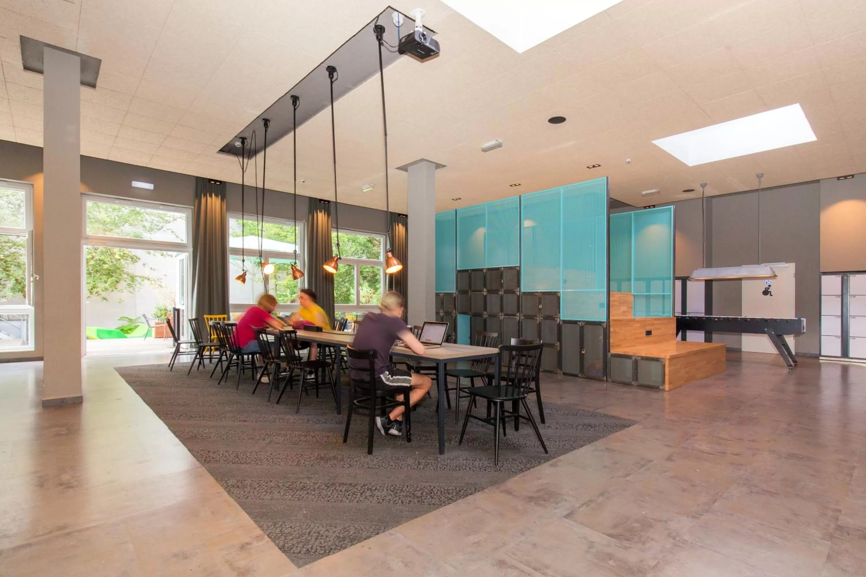 Lobby or reception in a&o Berlin Mitte