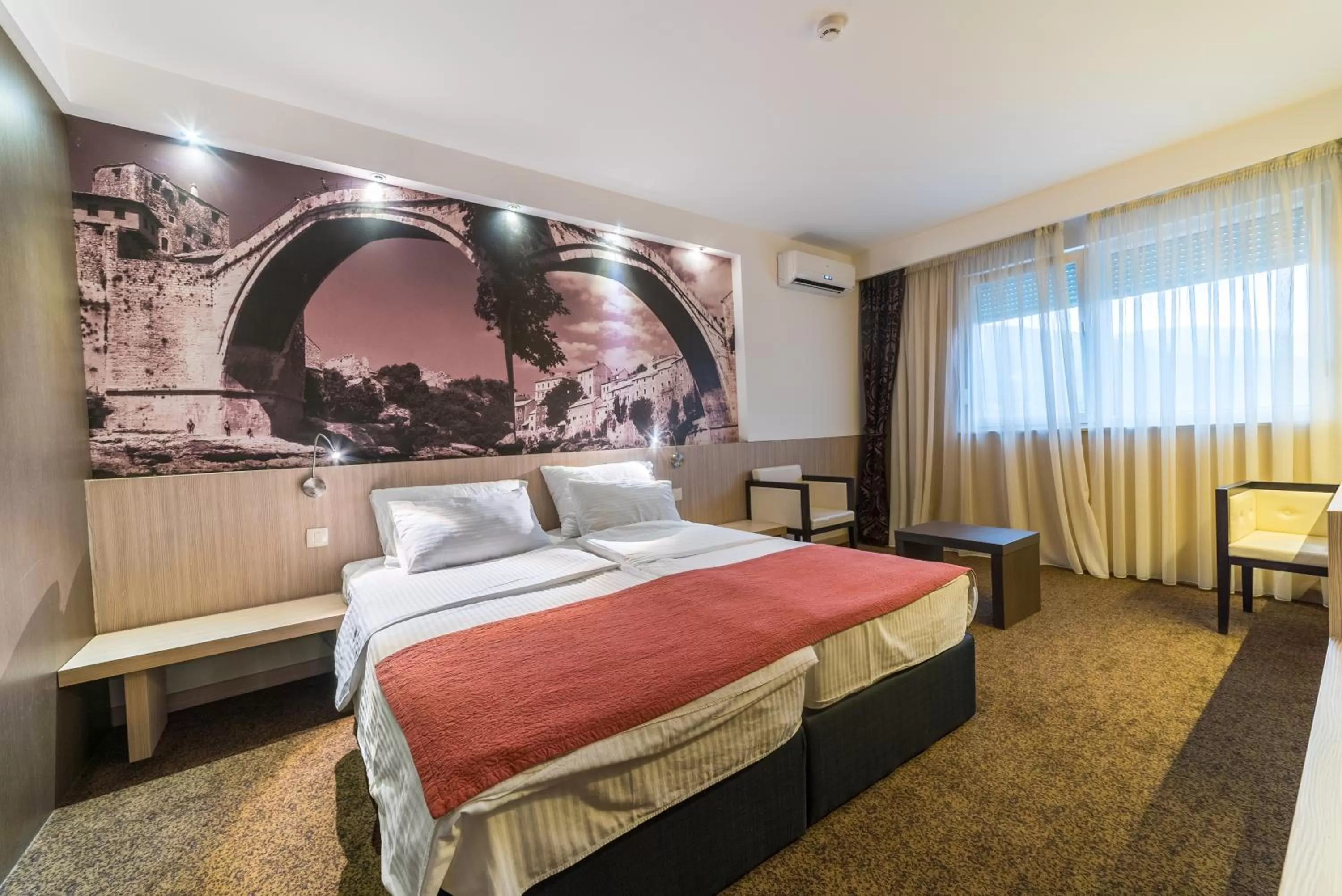 Bed in City Hotel Mostar