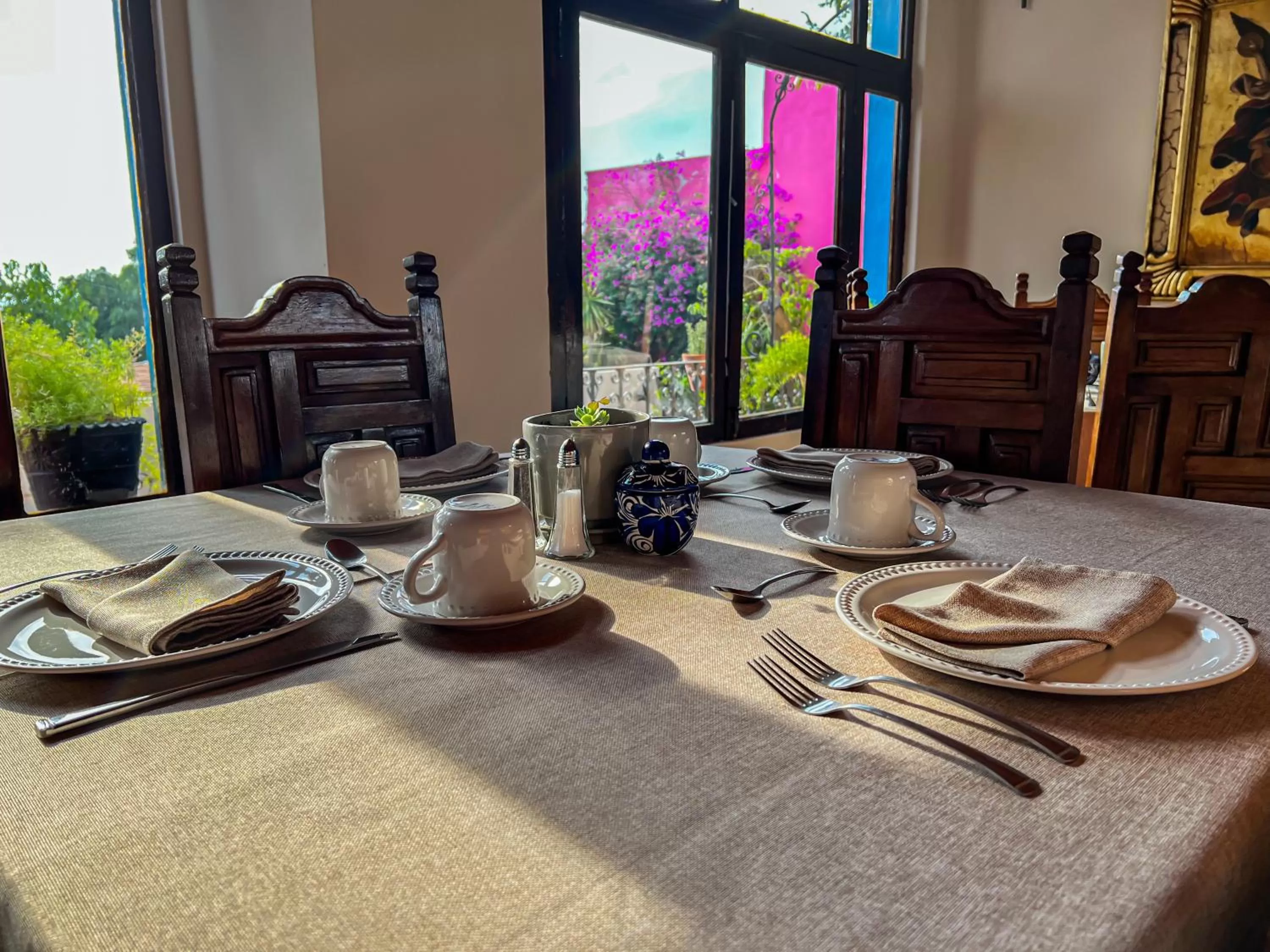 Dining area in Hacienda de las Flores