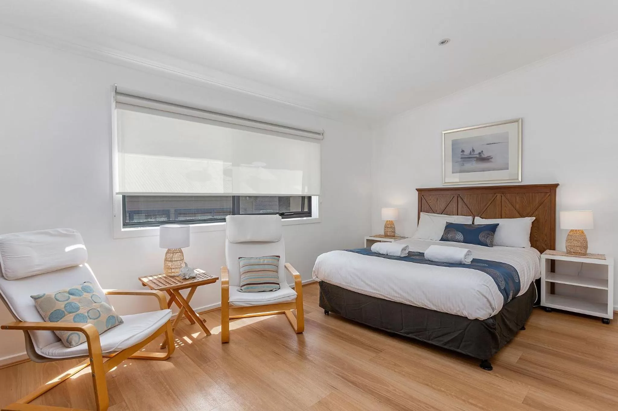 Bed in Whitecrest Eco Apartments Great Ocean Road