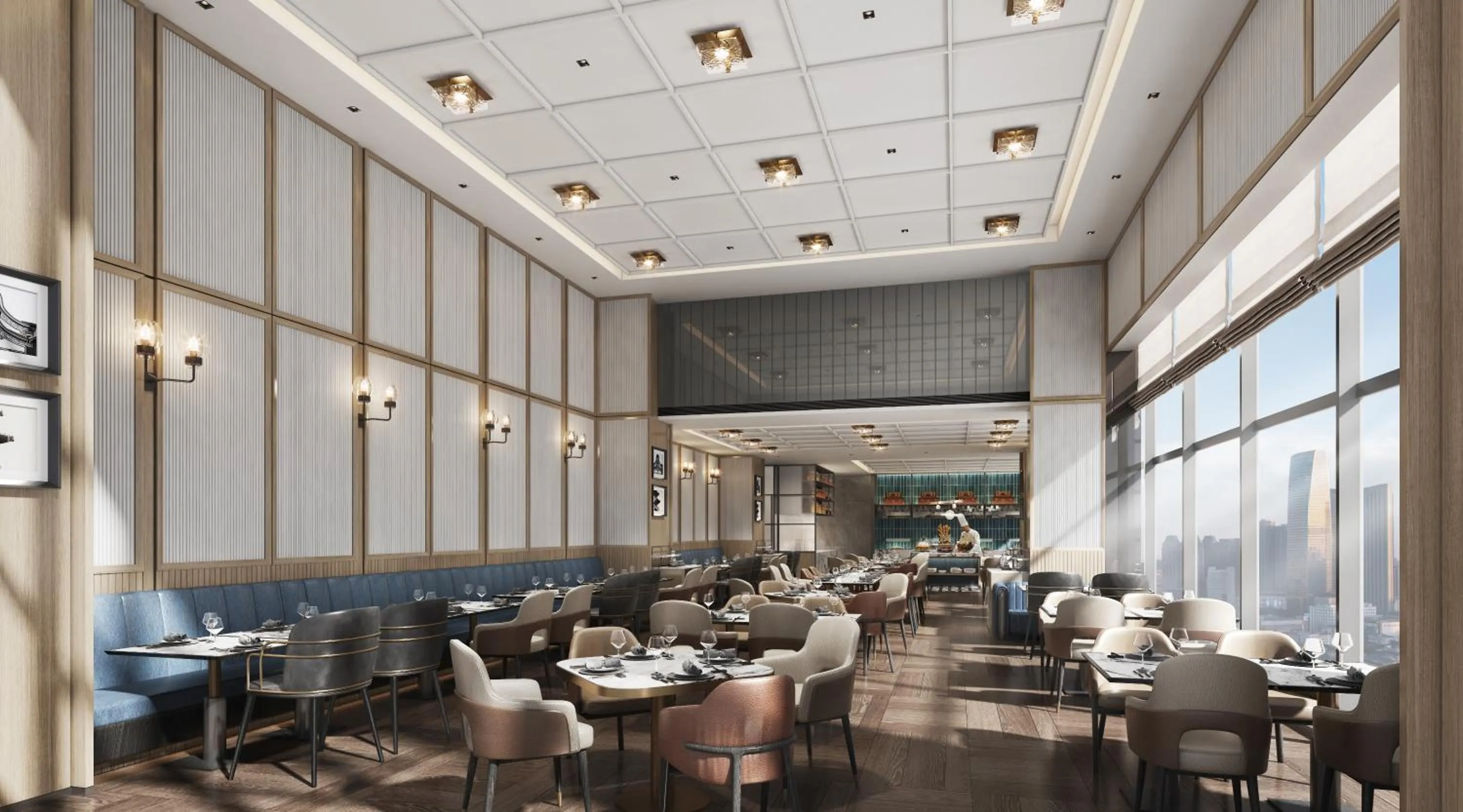 Restaurant/places to eat in Honder International Hotel - Free shuttle bus between hotel and exhibition center during Canton Fair period