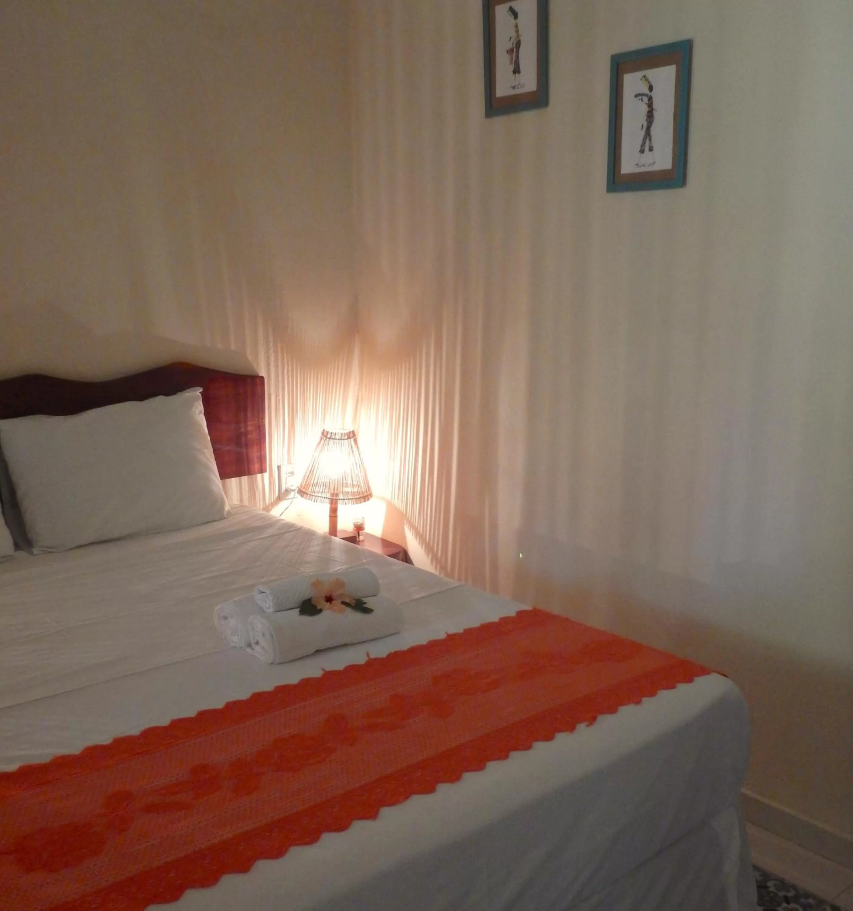 Bed in Pousada do Sonho