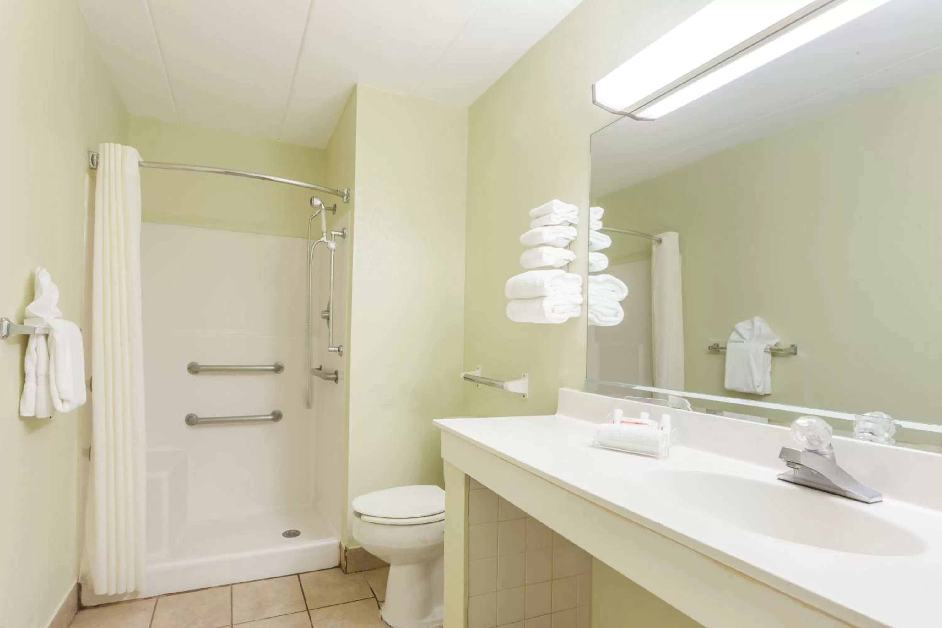 Shower in Super 8 by Wyndham Manassas