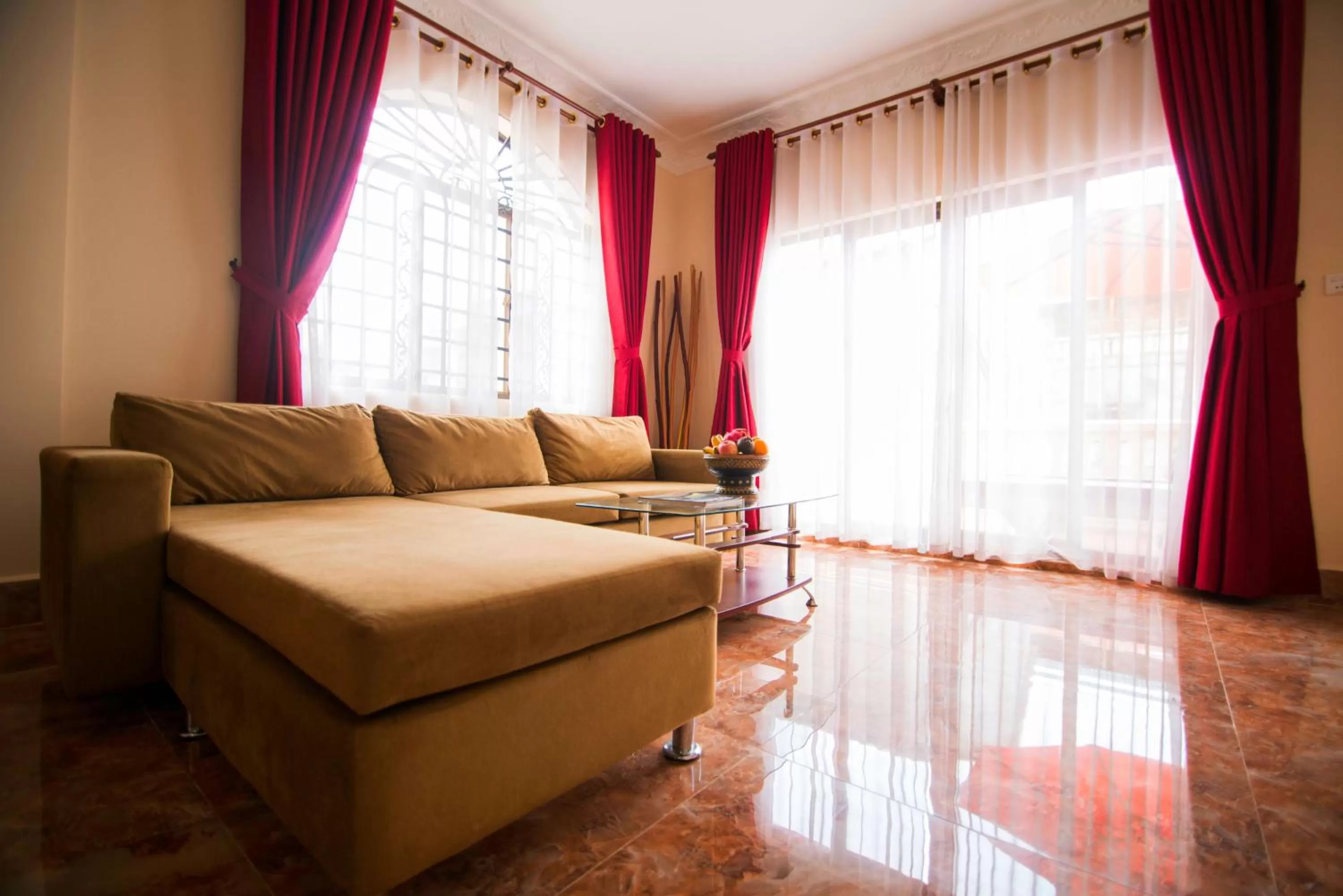 Living room in Reaksmey Chanreas Hotel