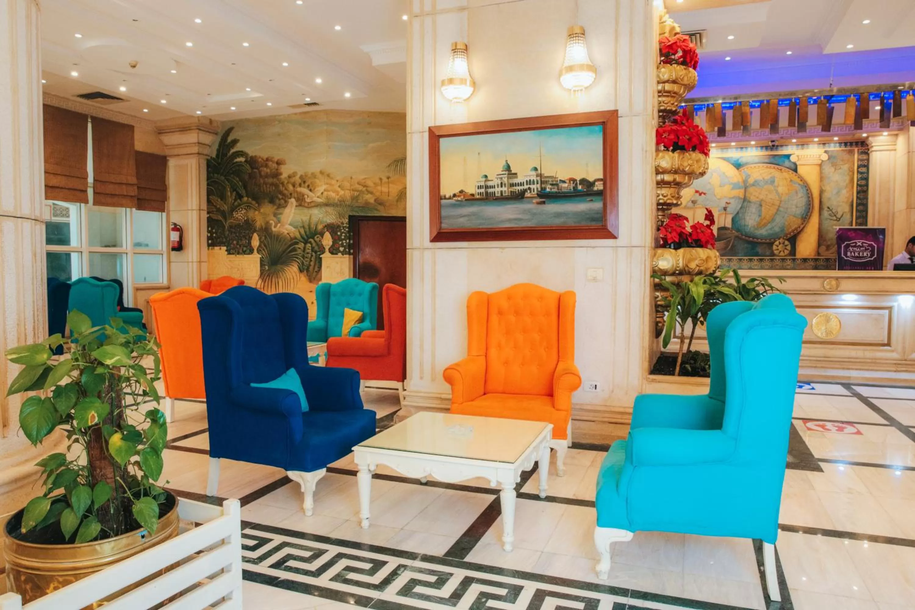 Lobby or reception in Aracan Portsaid