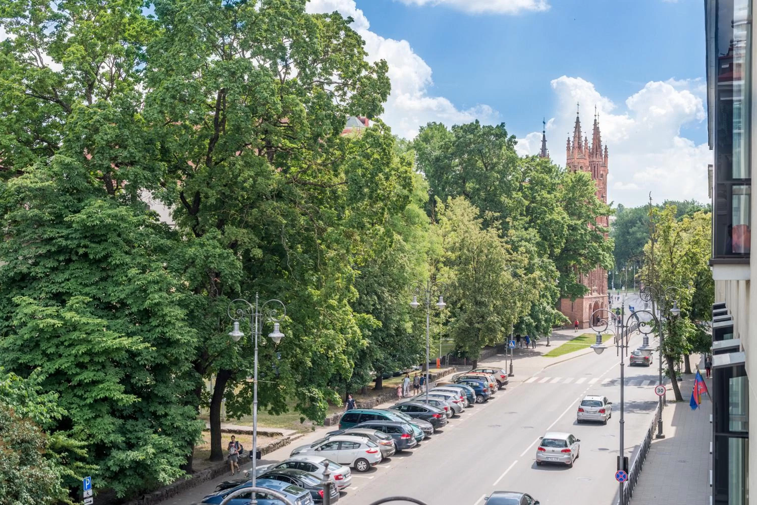 City view in Hotel Vilnia