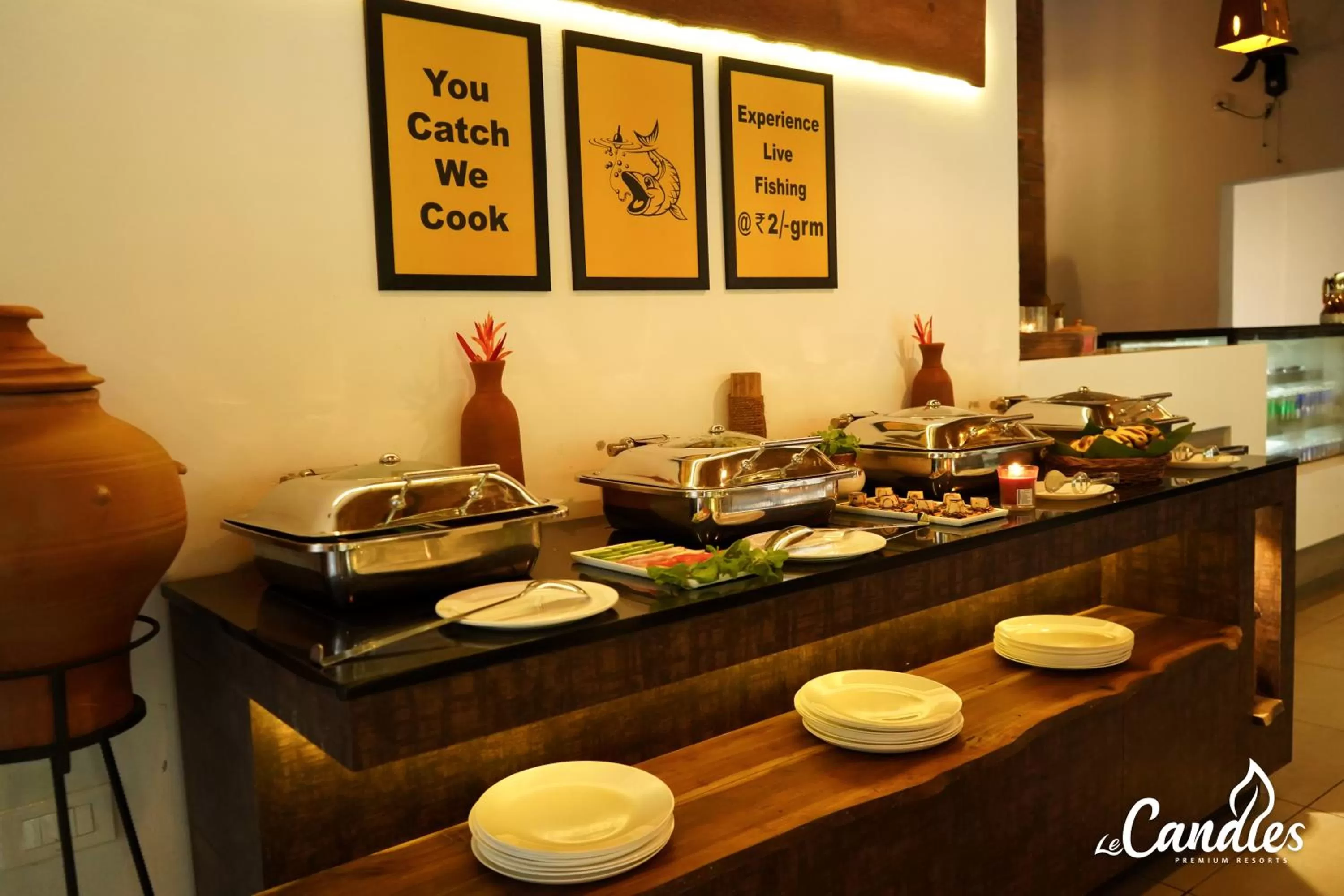 Breakfast in Le Candles Resort