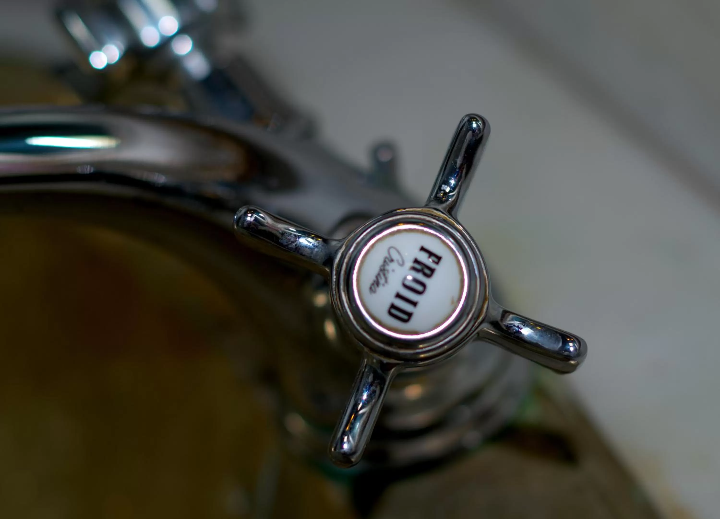 Decorative detail, Bathroom in Olmitos 3 Hotel boutique, Casa-Palacio