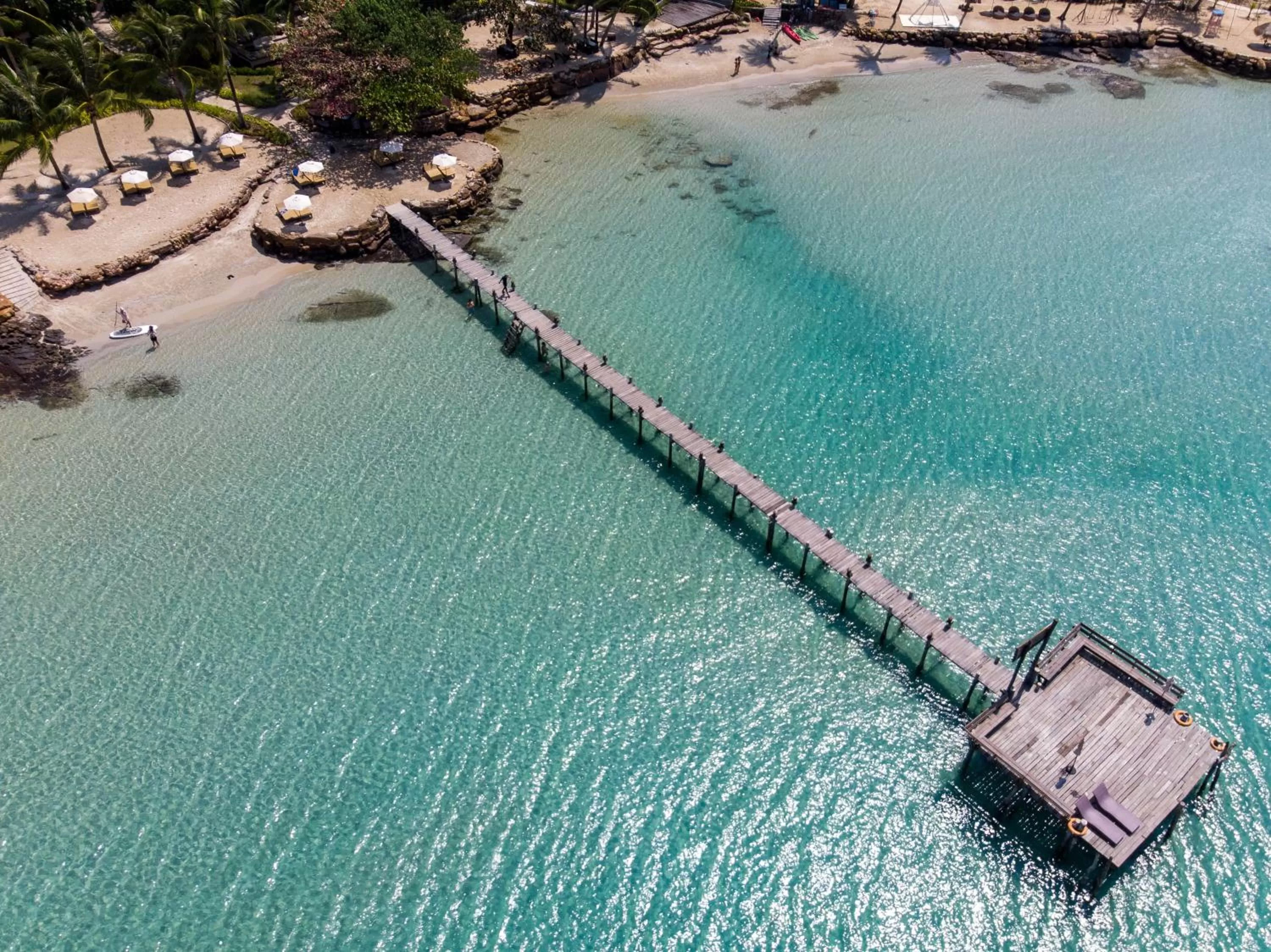 Bird's eye view in The Beach Natural Resort Koh Kood
