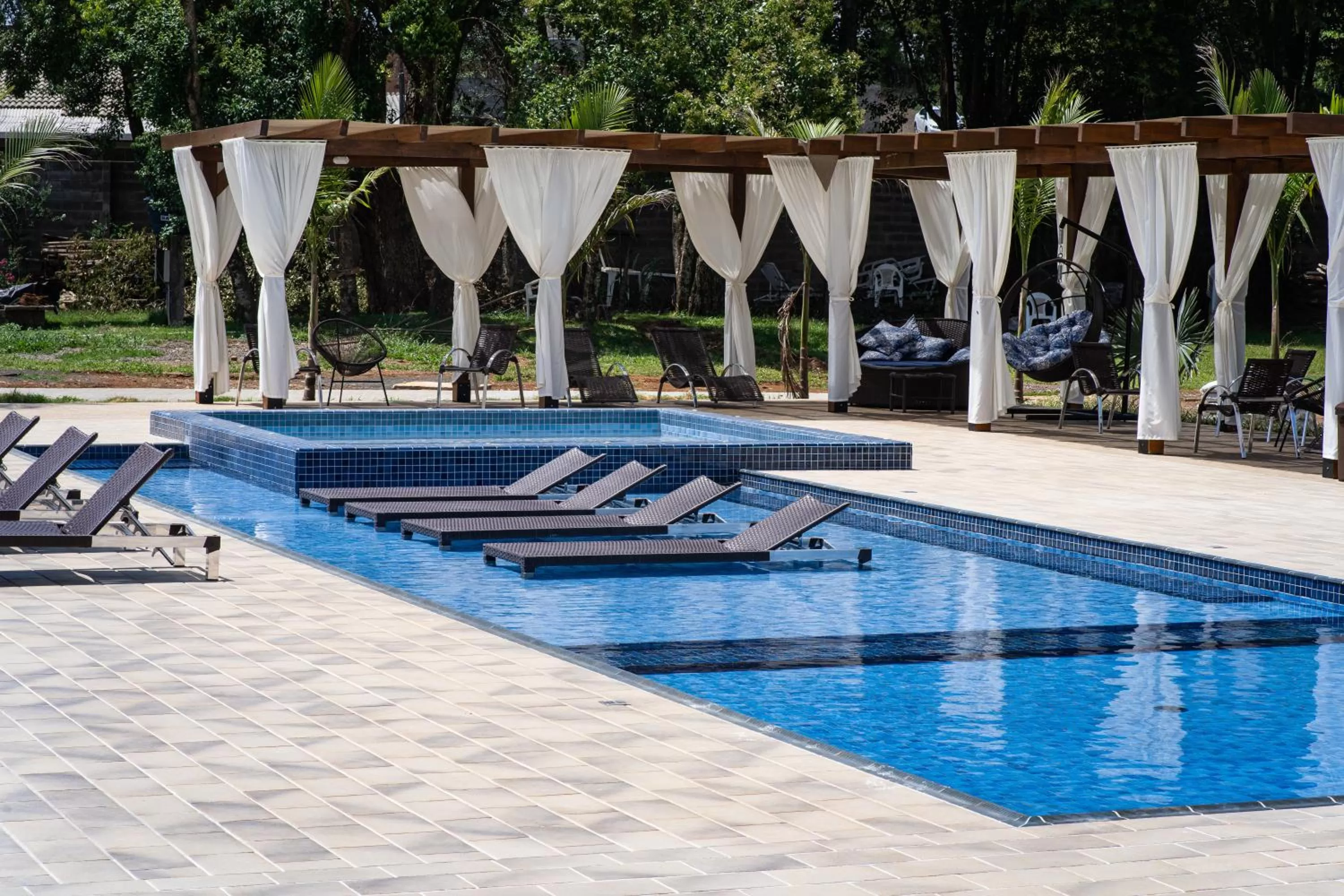 Pool view in Hotel Lago Dourado