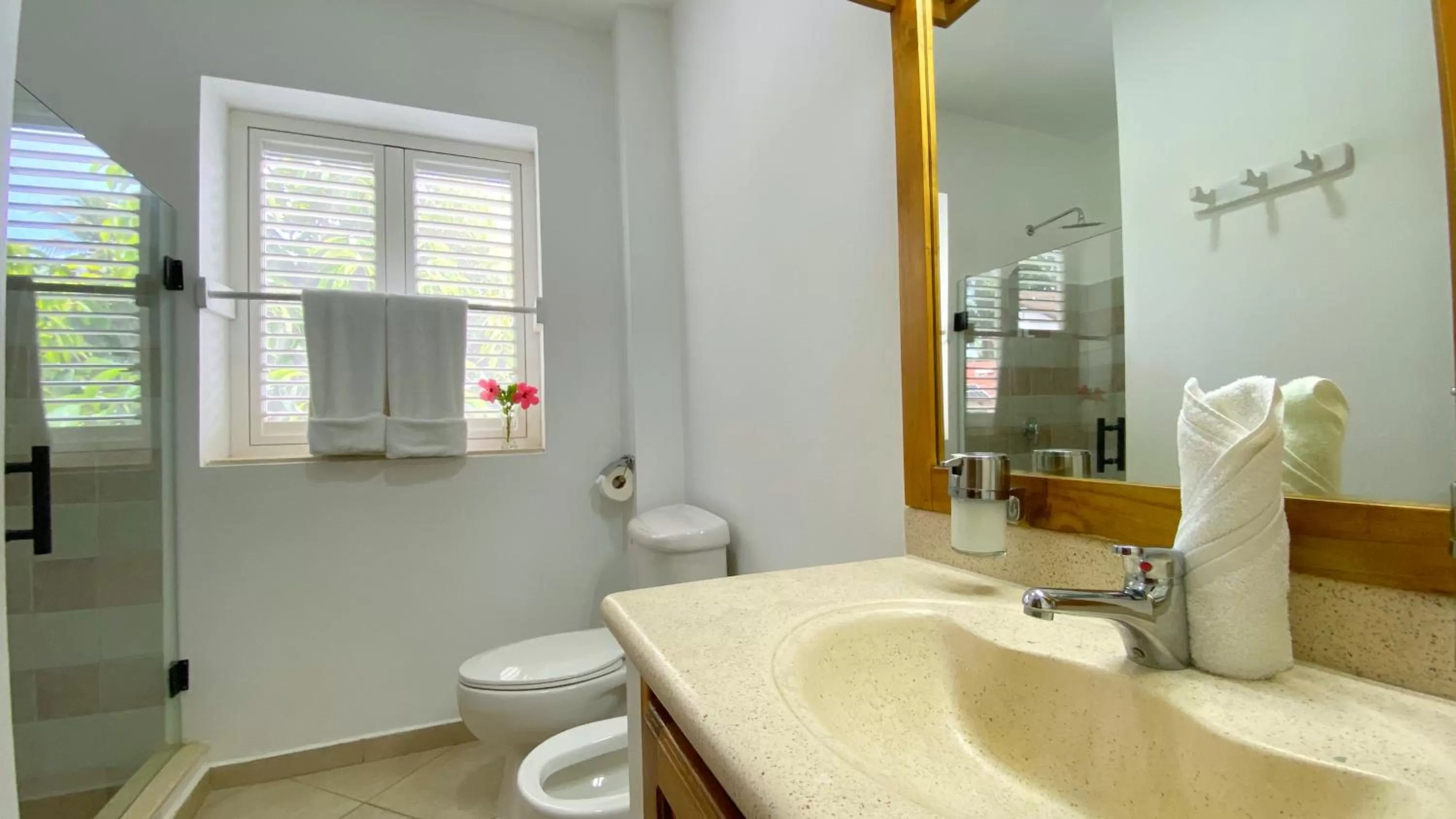 Shower in Albachiara Hotel - Las Terrenas