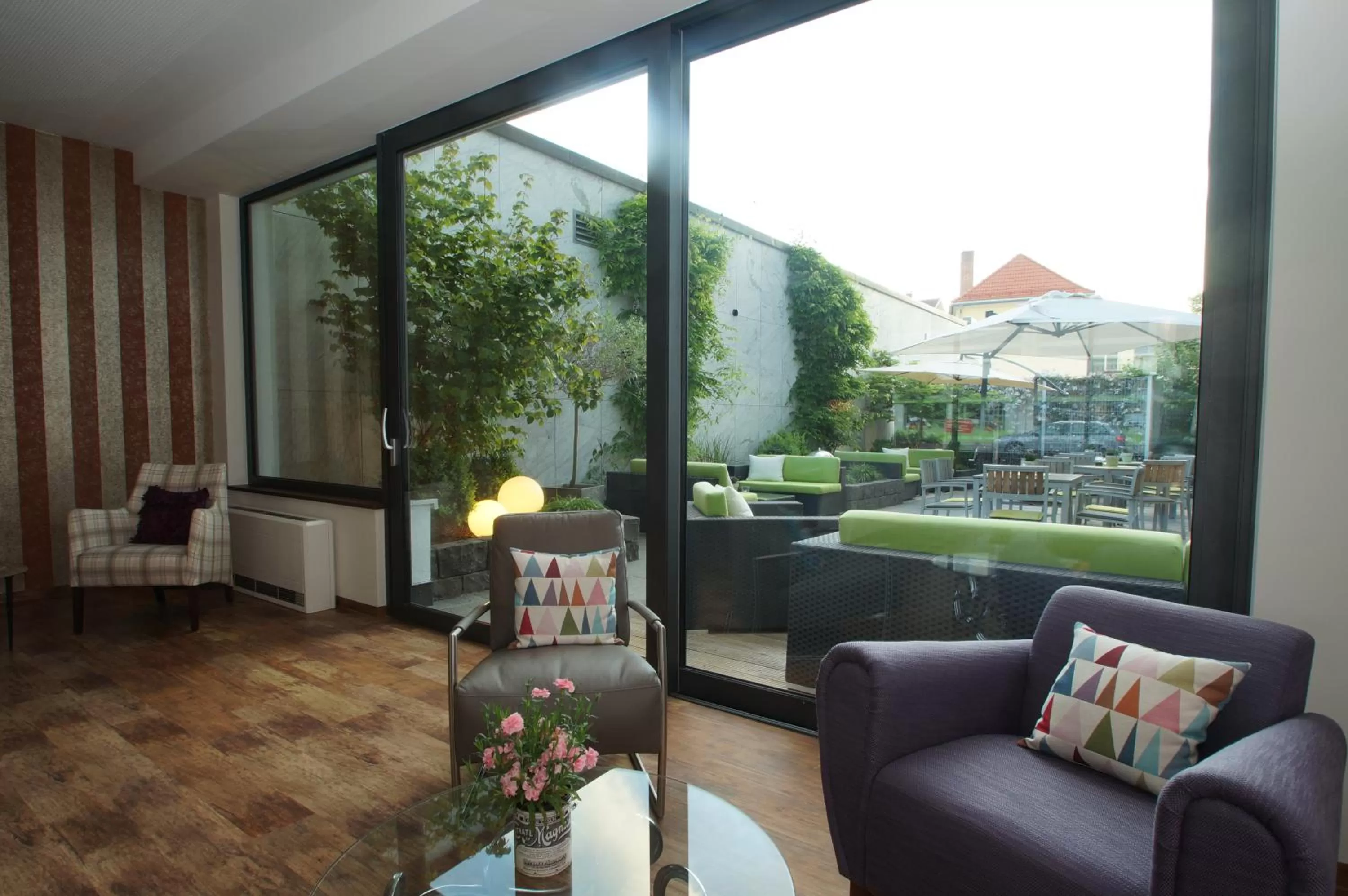 Lobby or reception in Hotel Peterhof - urban lifestyle Kempten