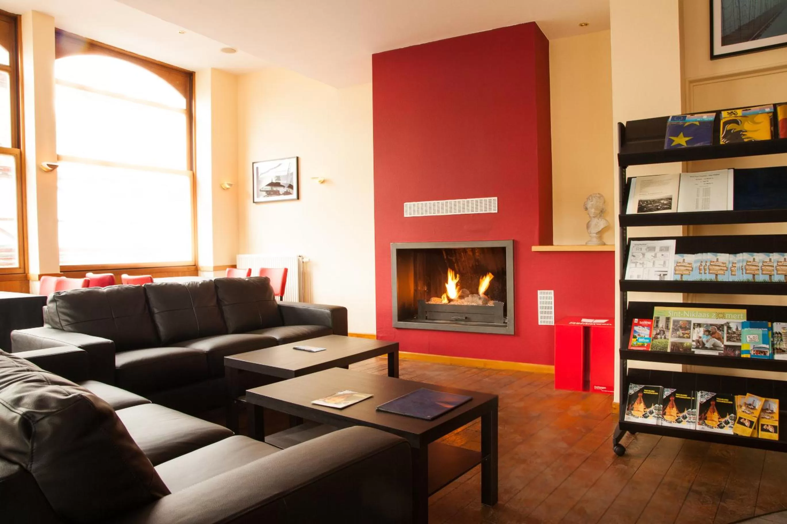 Lobby or reception in Hotel New Flanders