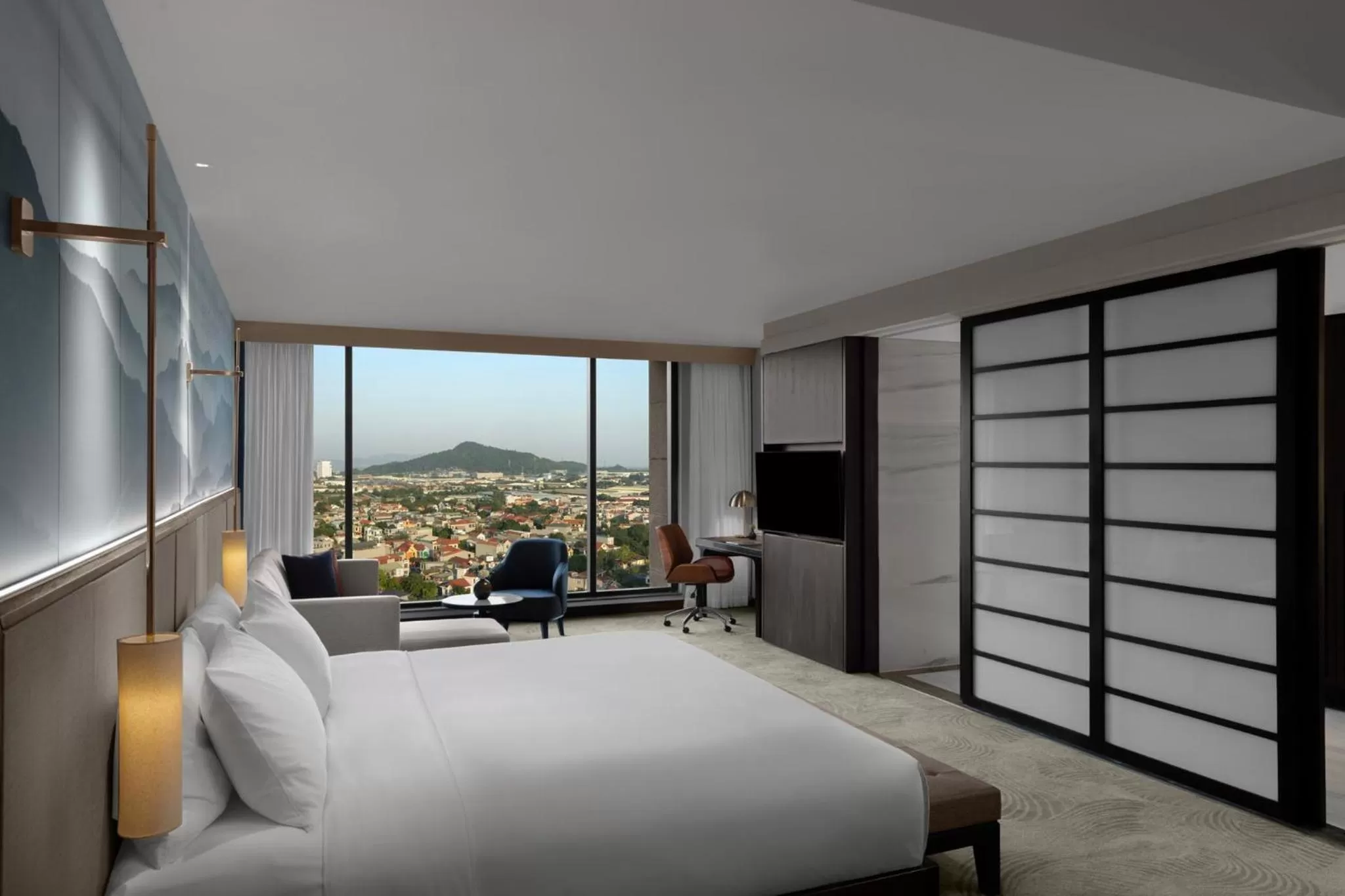 Photo of the whole room, Bed in Crowne Plaza Vinh Yen City Centre by IHG