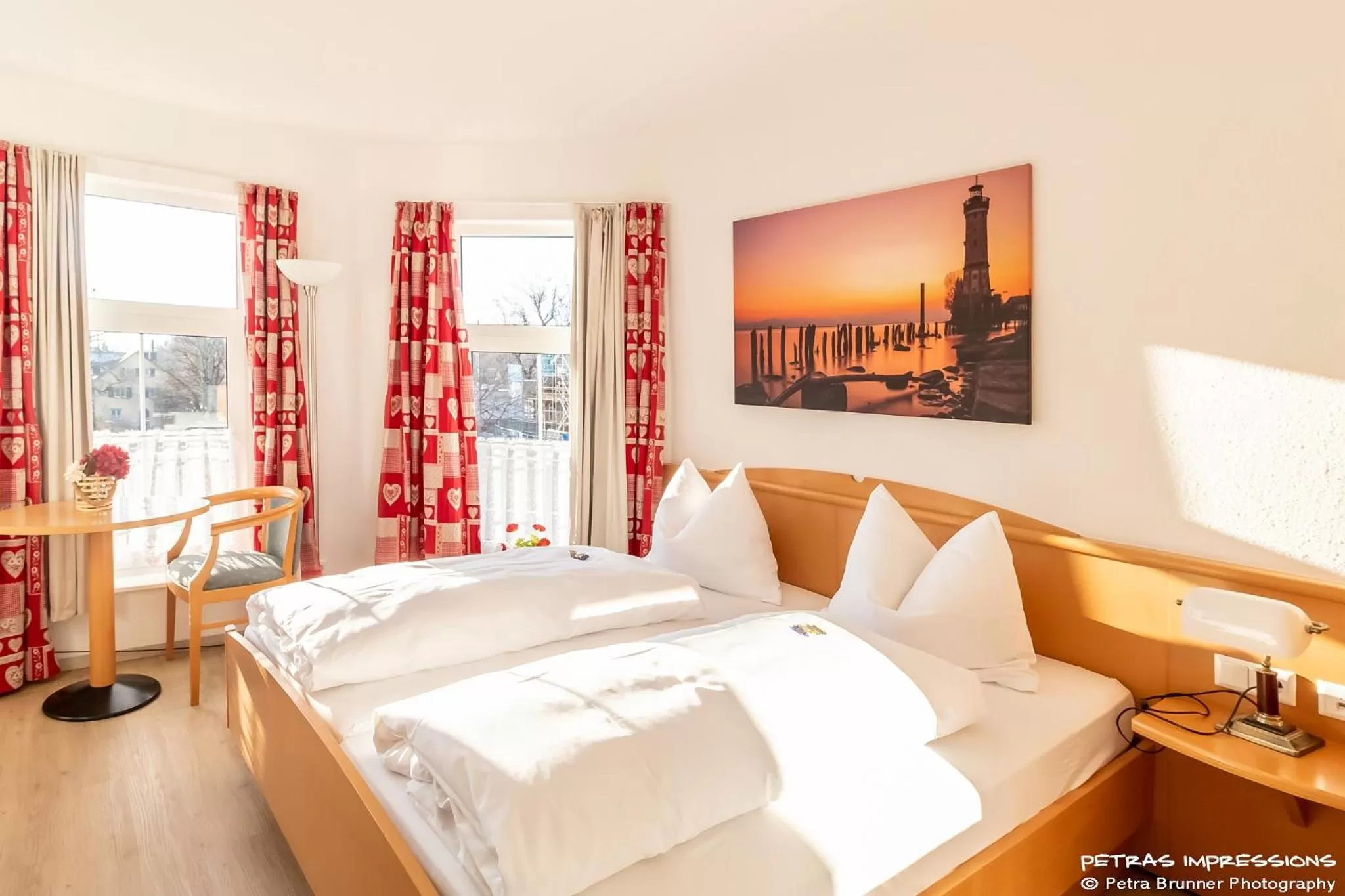 Bed in Hotel Oberwirt Wangen