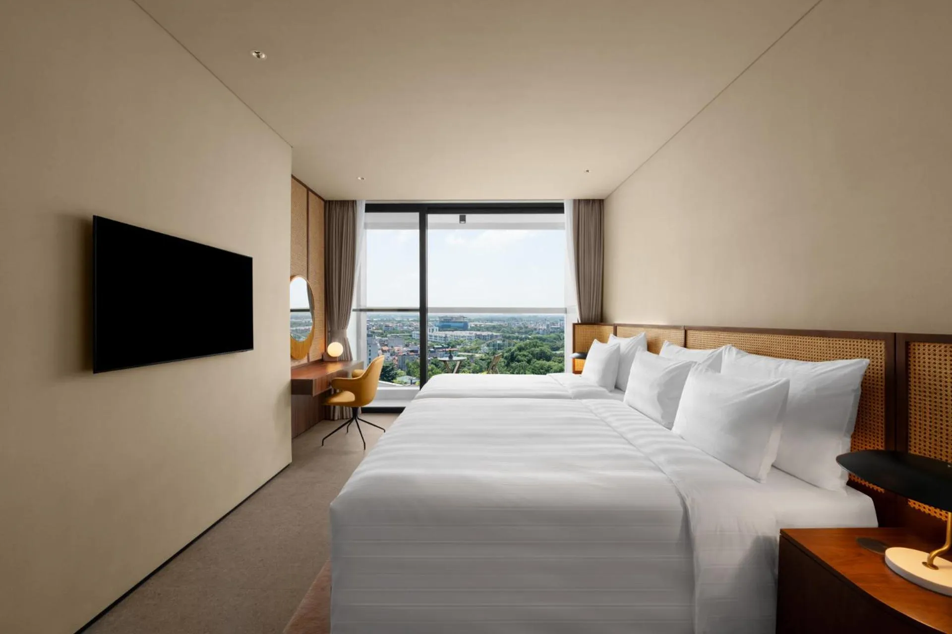Bed in L7 WEST LAKE HANOI by LOTTE HOTELS