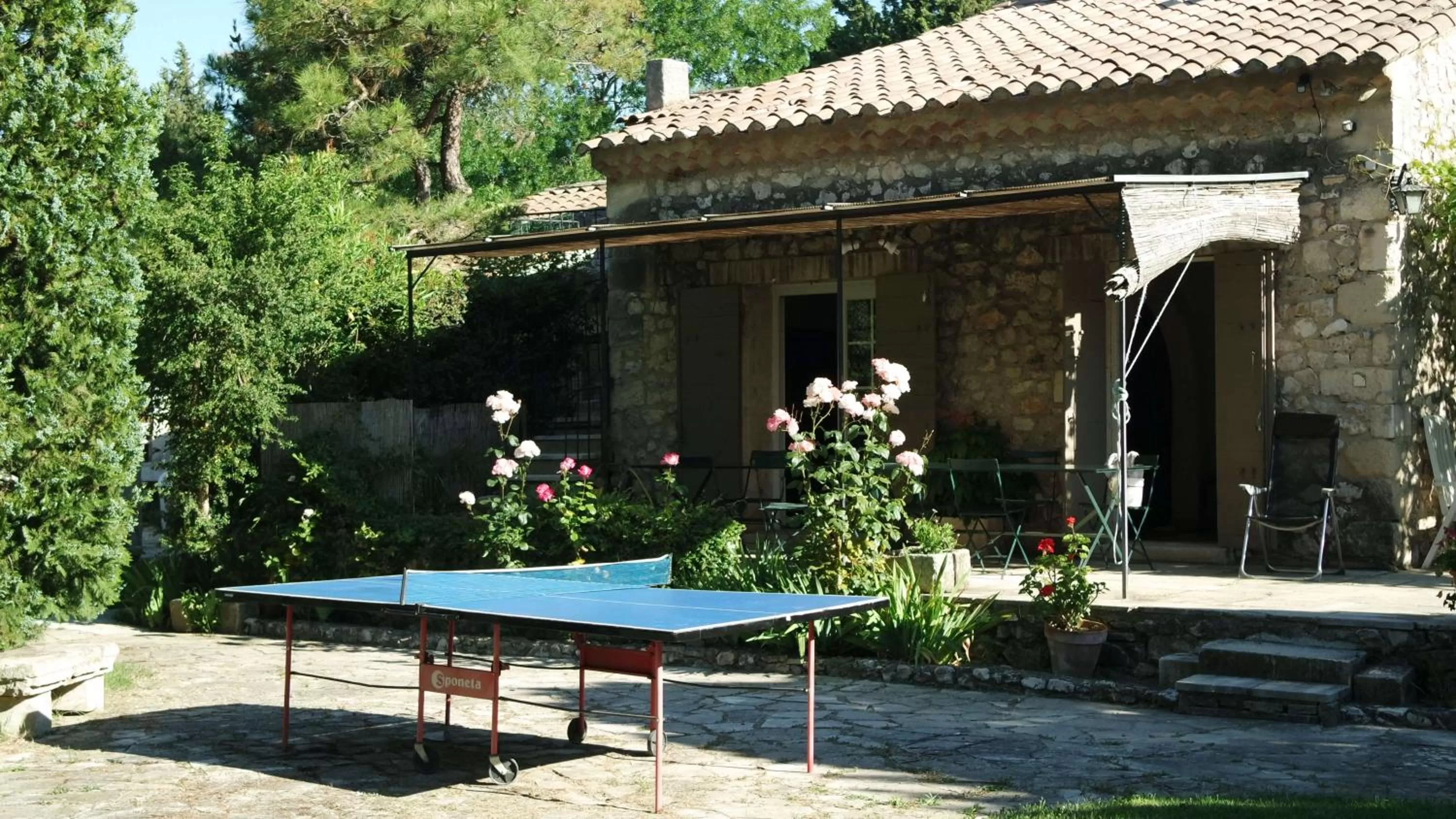 Table tennis in Mas Grimaud - Gîte- Studio et chambres d'hôtes familiales