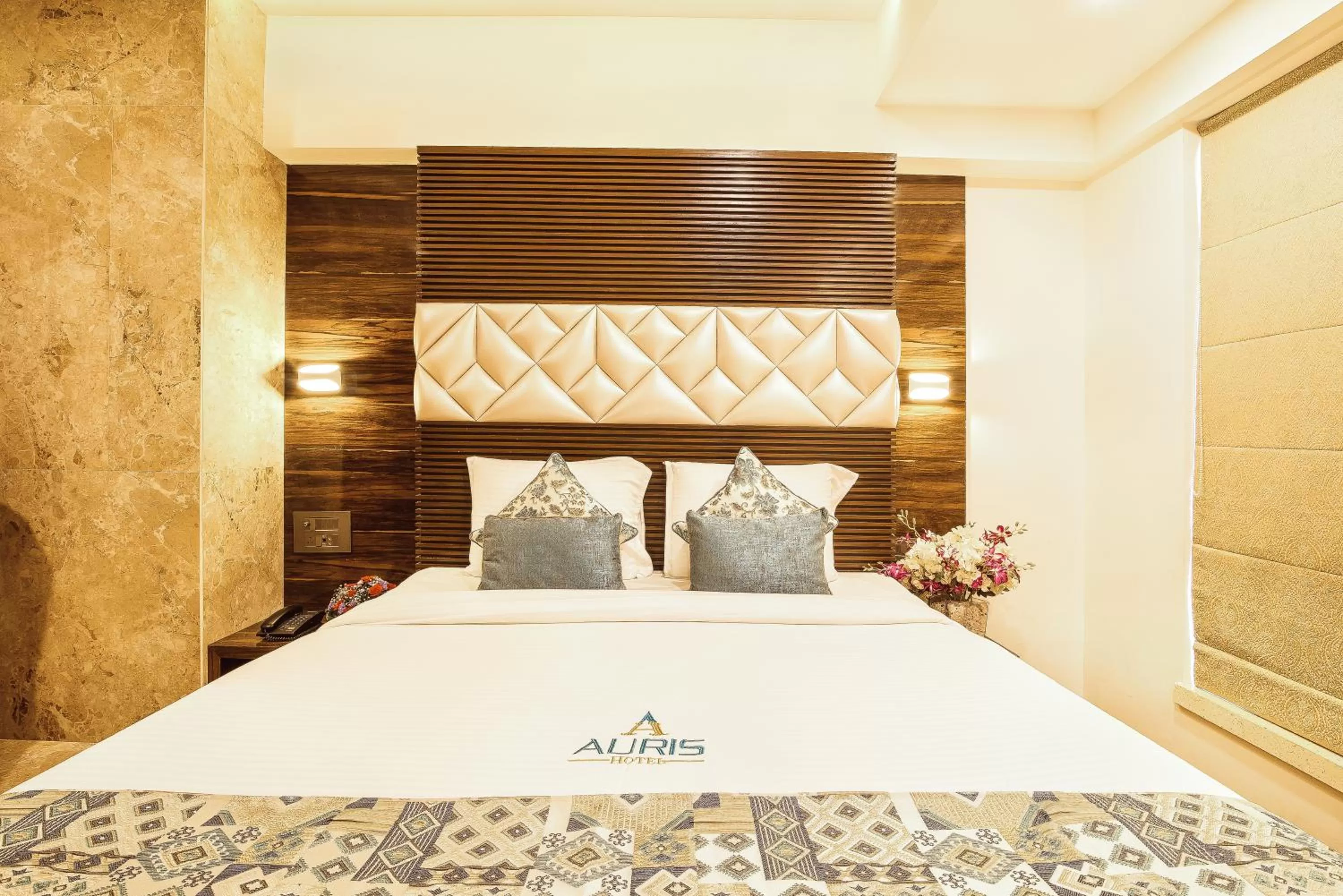 Bedroom, Bed in Hotel Auris & Banquets, Mumbai International Airport