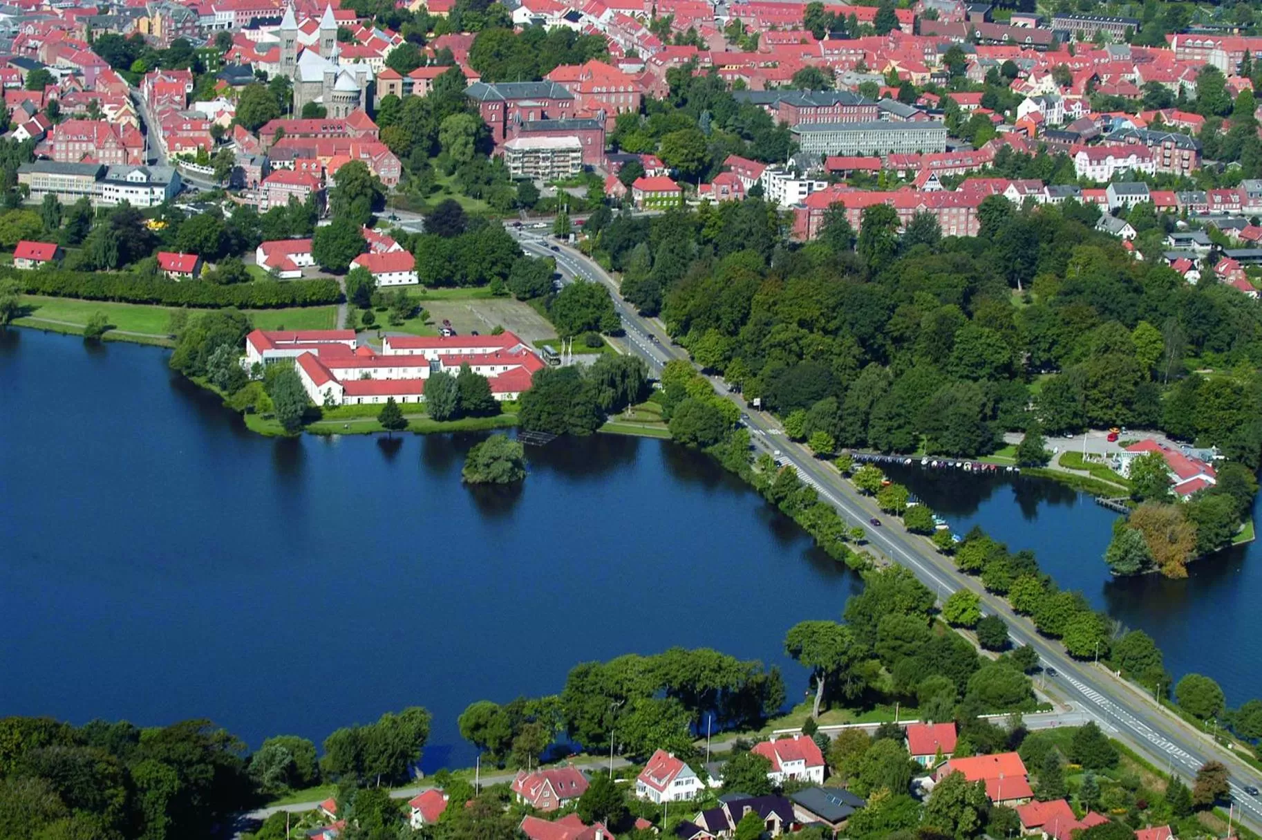 Bird's eye view in Golf Hotel Viborg