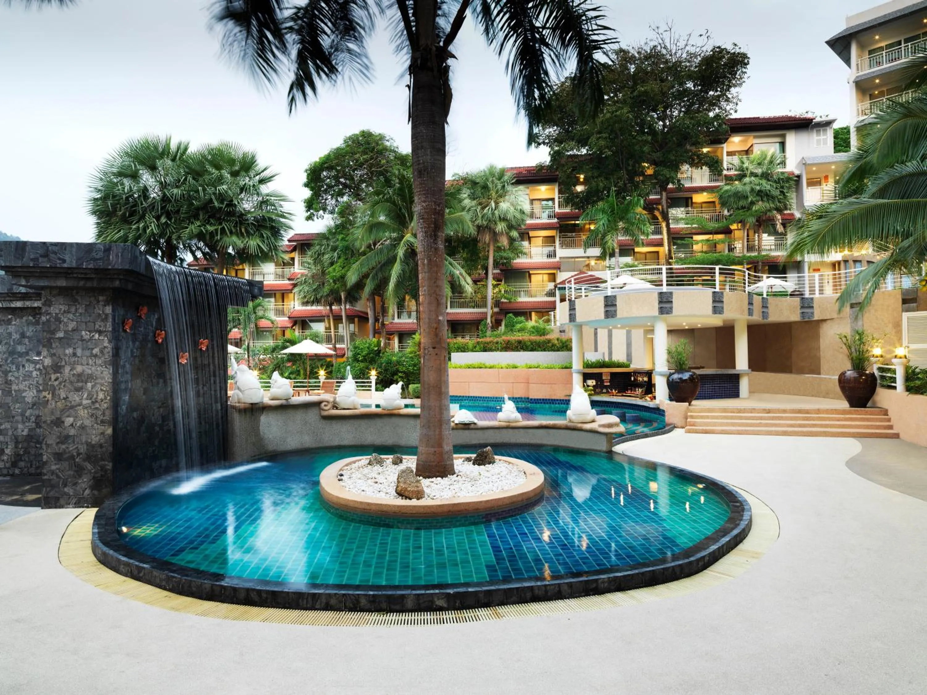 Swimming pool in Chanalai Flora Resort, Kata Beach