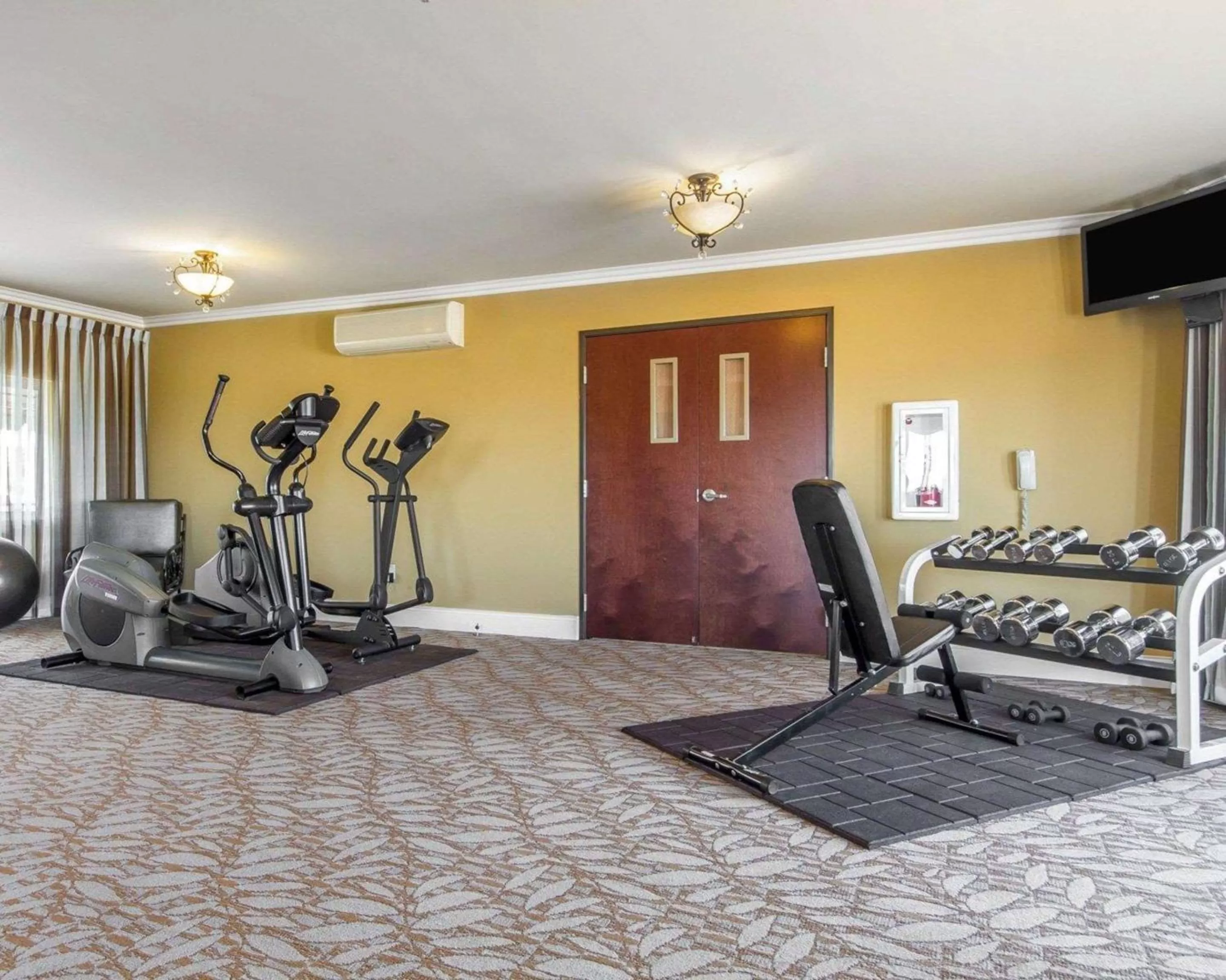 Fitness centre/facilities in Villa Montes Hotel