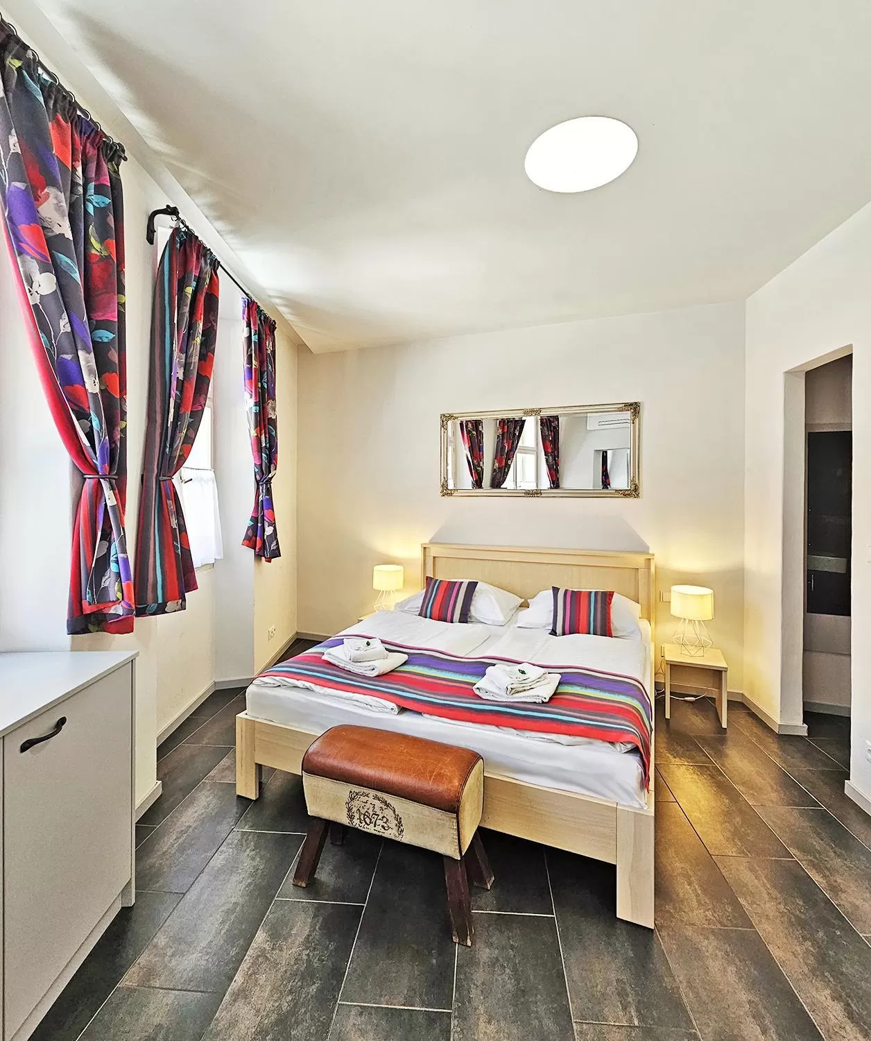 Bedroom, Bed in Historic Centre Residence
