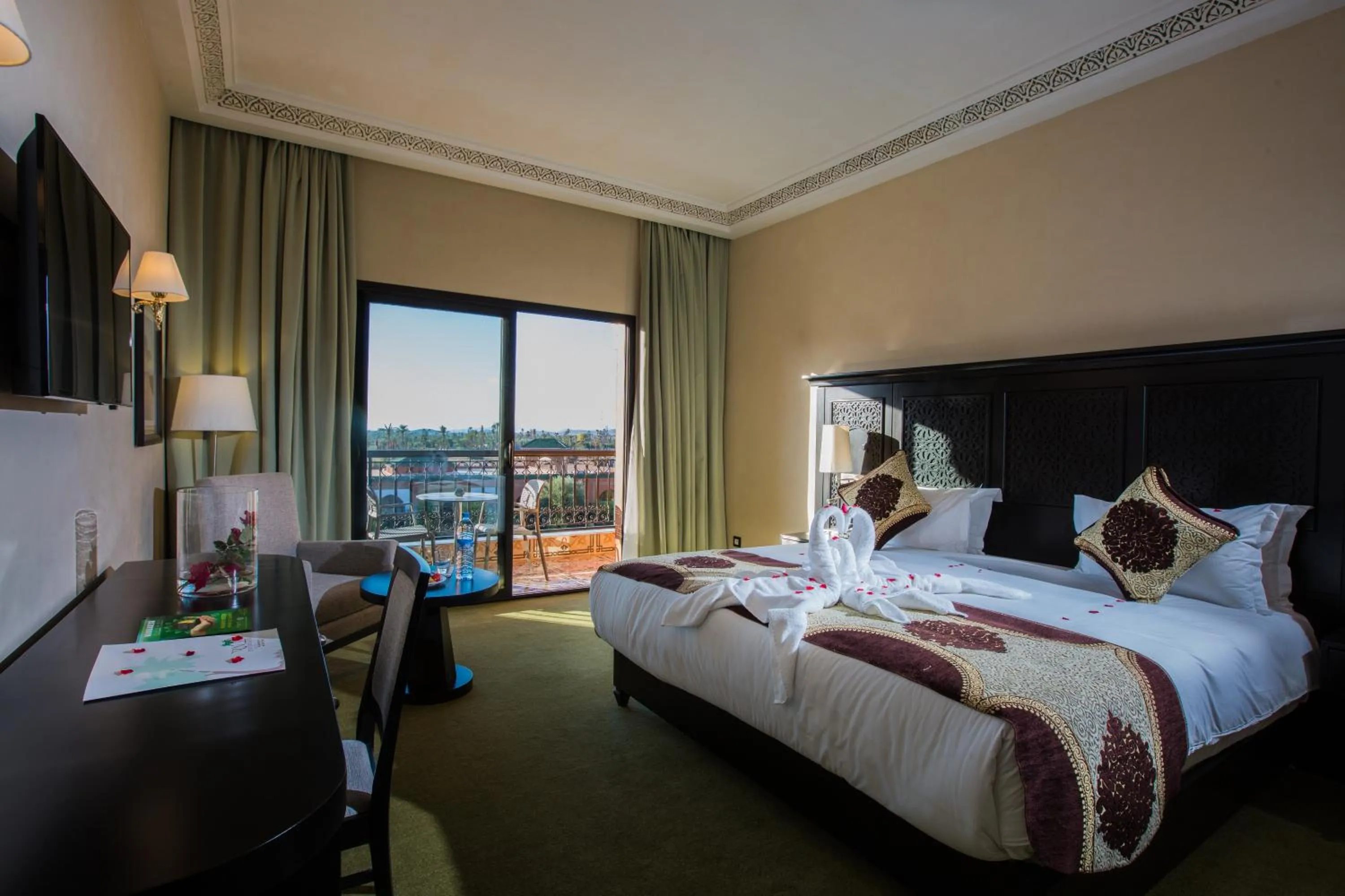 Photo of the whole room, Bed in Ennakhil Marrakech Hotel & SPA