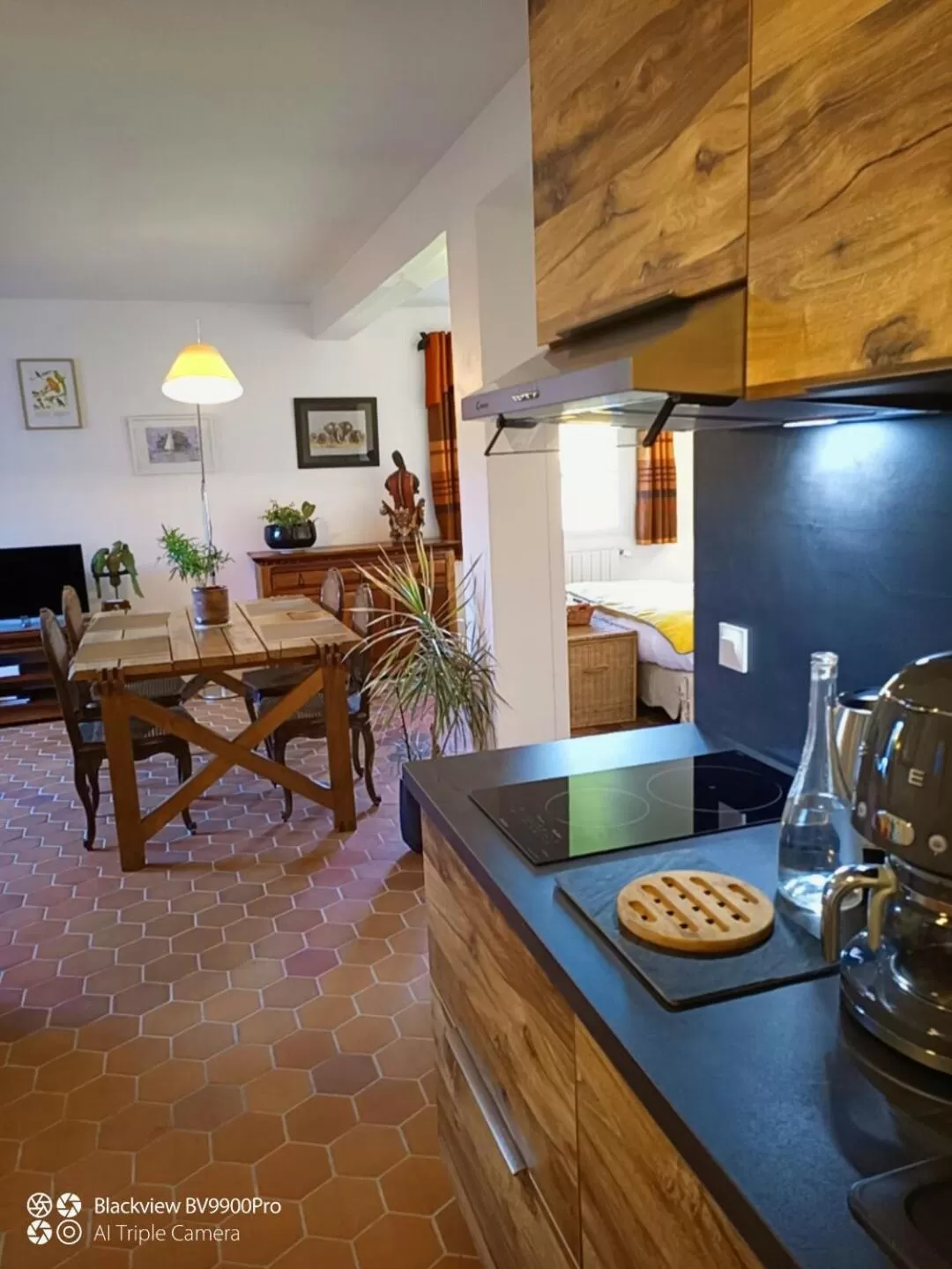 Kitchen or kitchenette in Le champ de l'eau