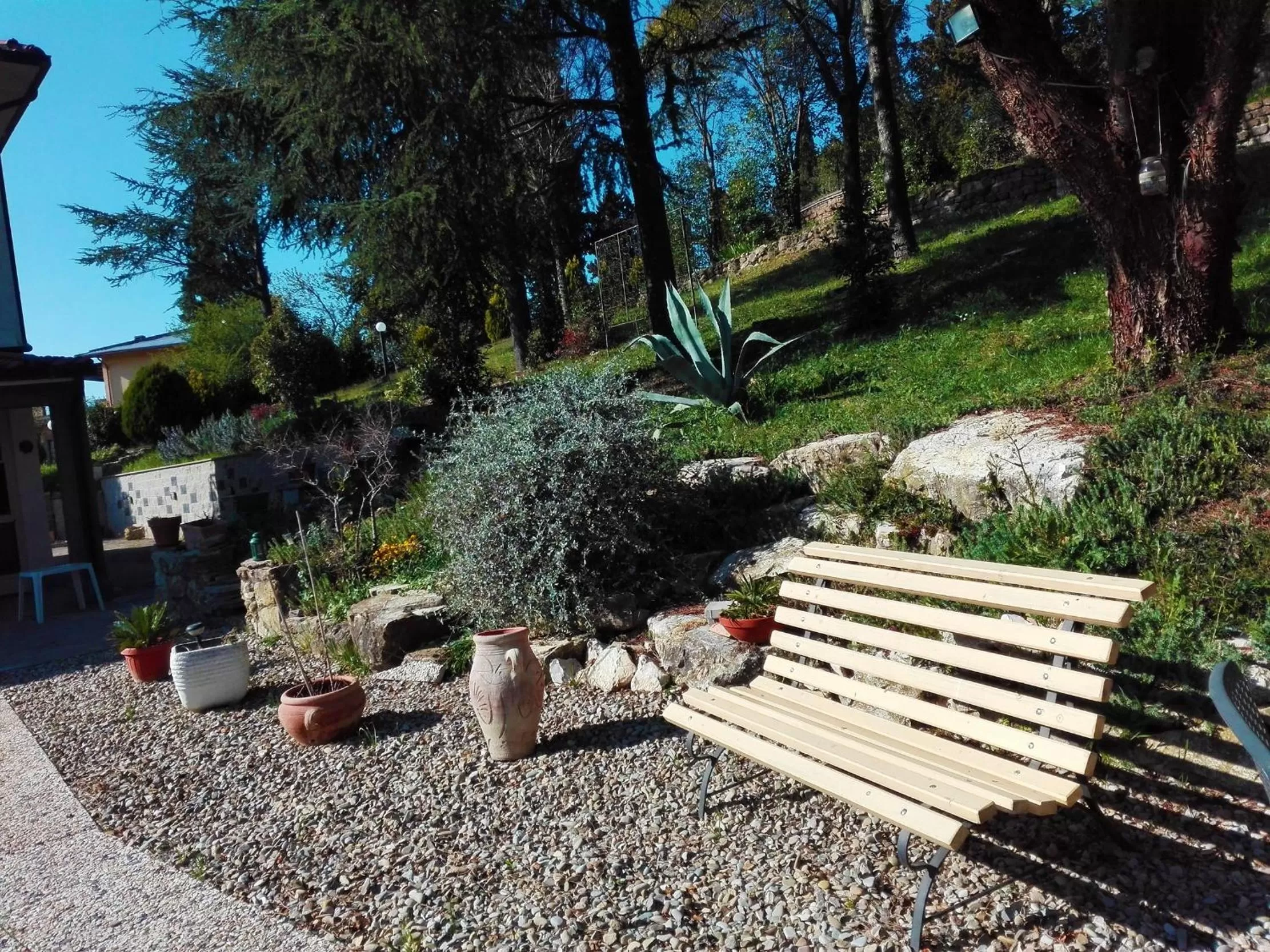 Garden in Bed and Breakfast Romantica Evasione