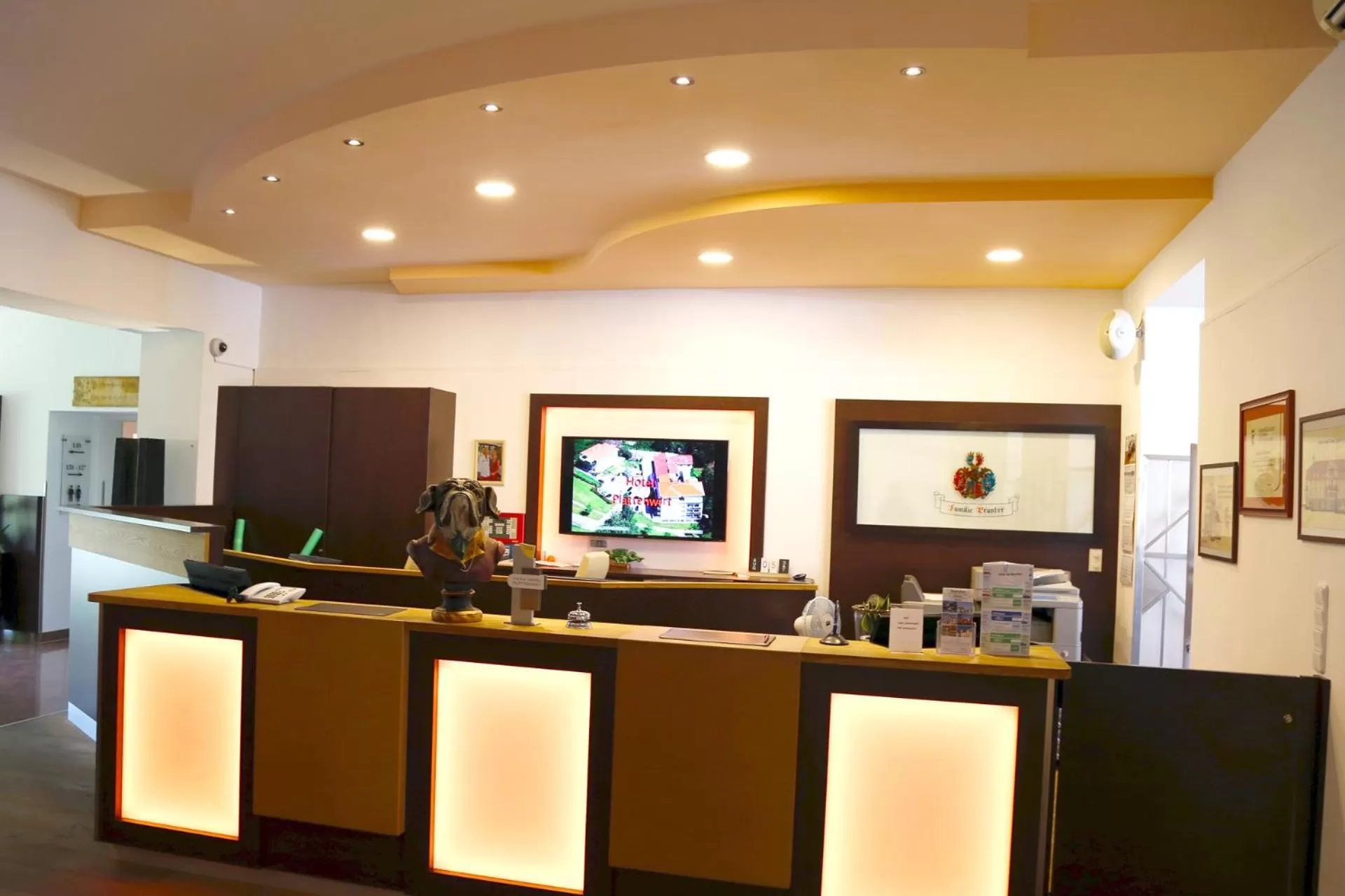 Lobby or reception in Hotel Plattenwirt