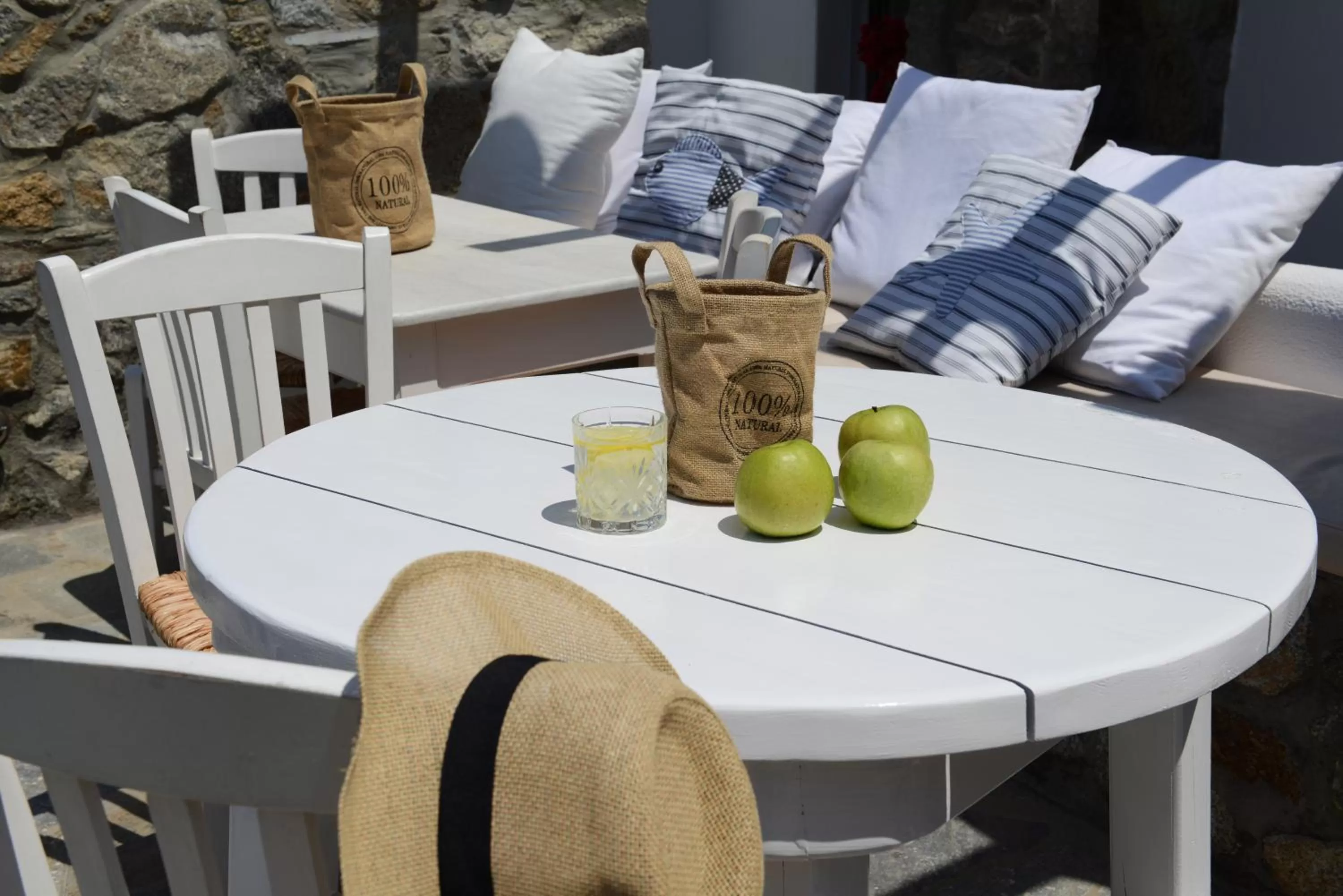 Patio in Elena Hotel Mykonos