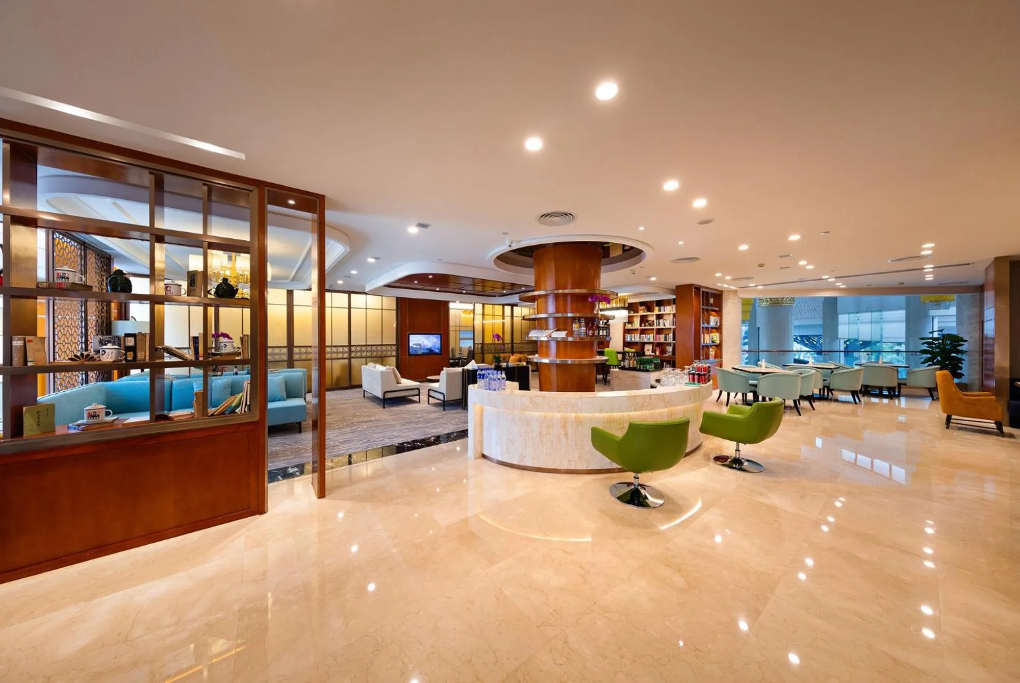 Seating area in Good View Hotel Tangxia - 15 mins drive from Dongguan South Railway Station