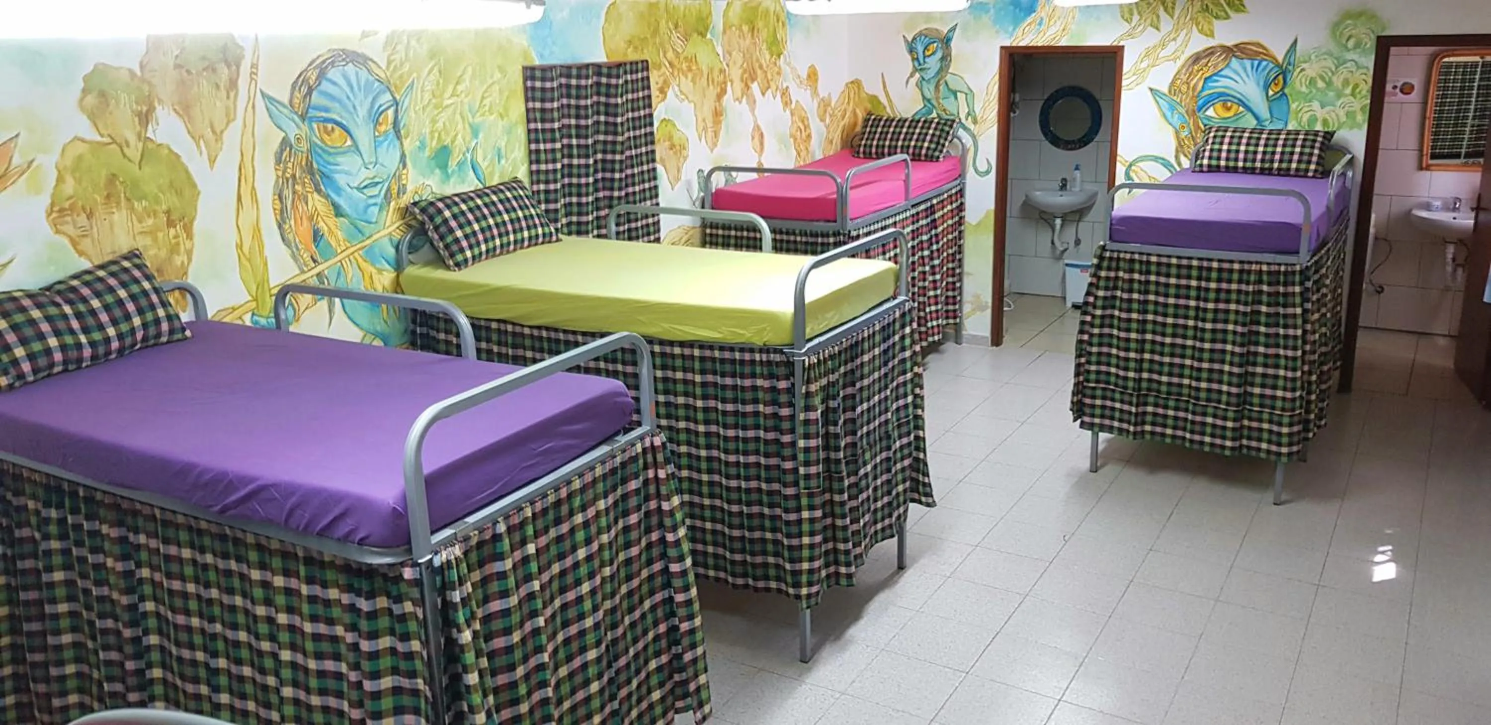 People, Bed in Hostel Los Duendes del Sur